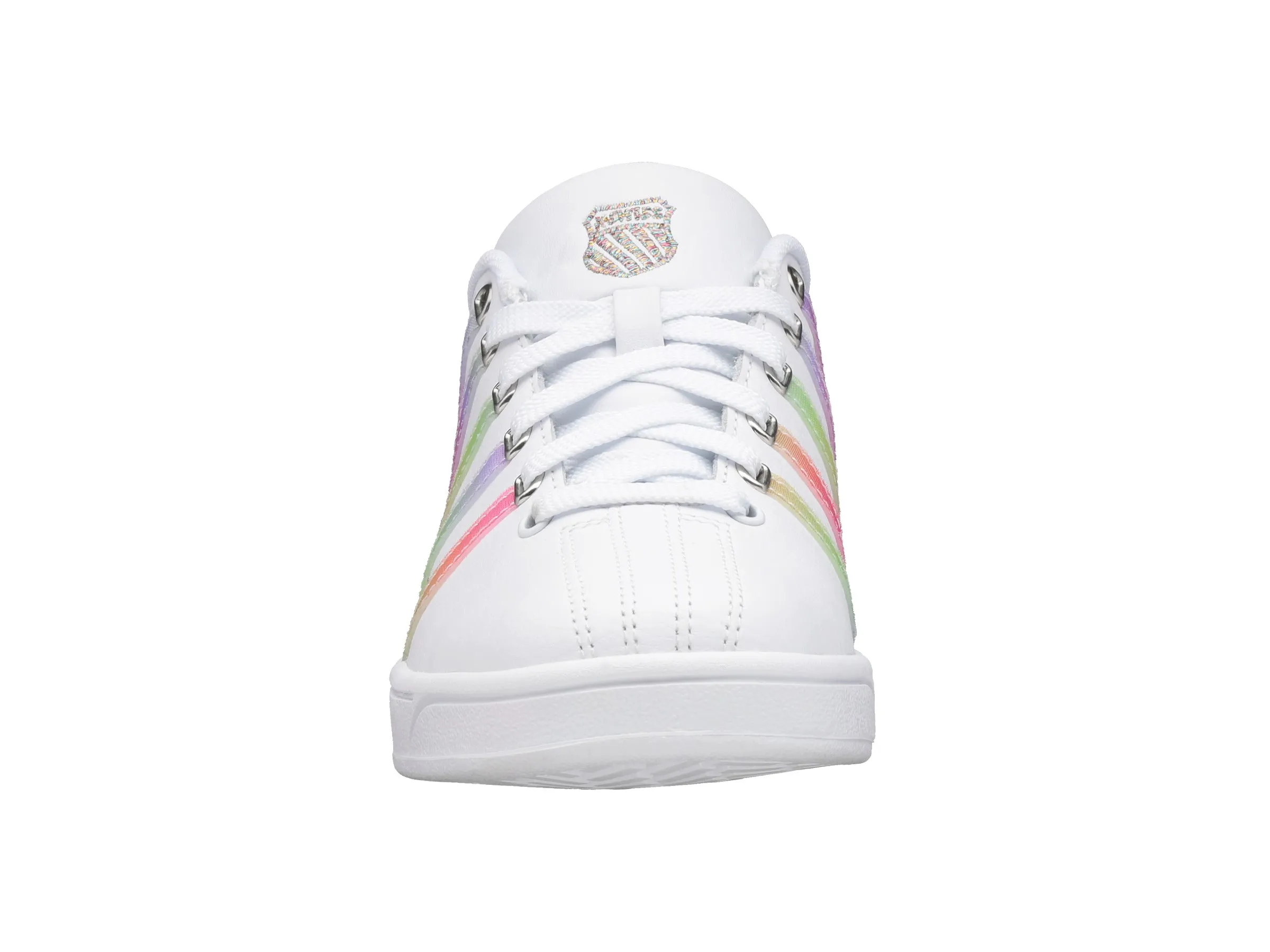 96793-103-M | COURT PRO II | WHITE/PASTEL RAINBOW