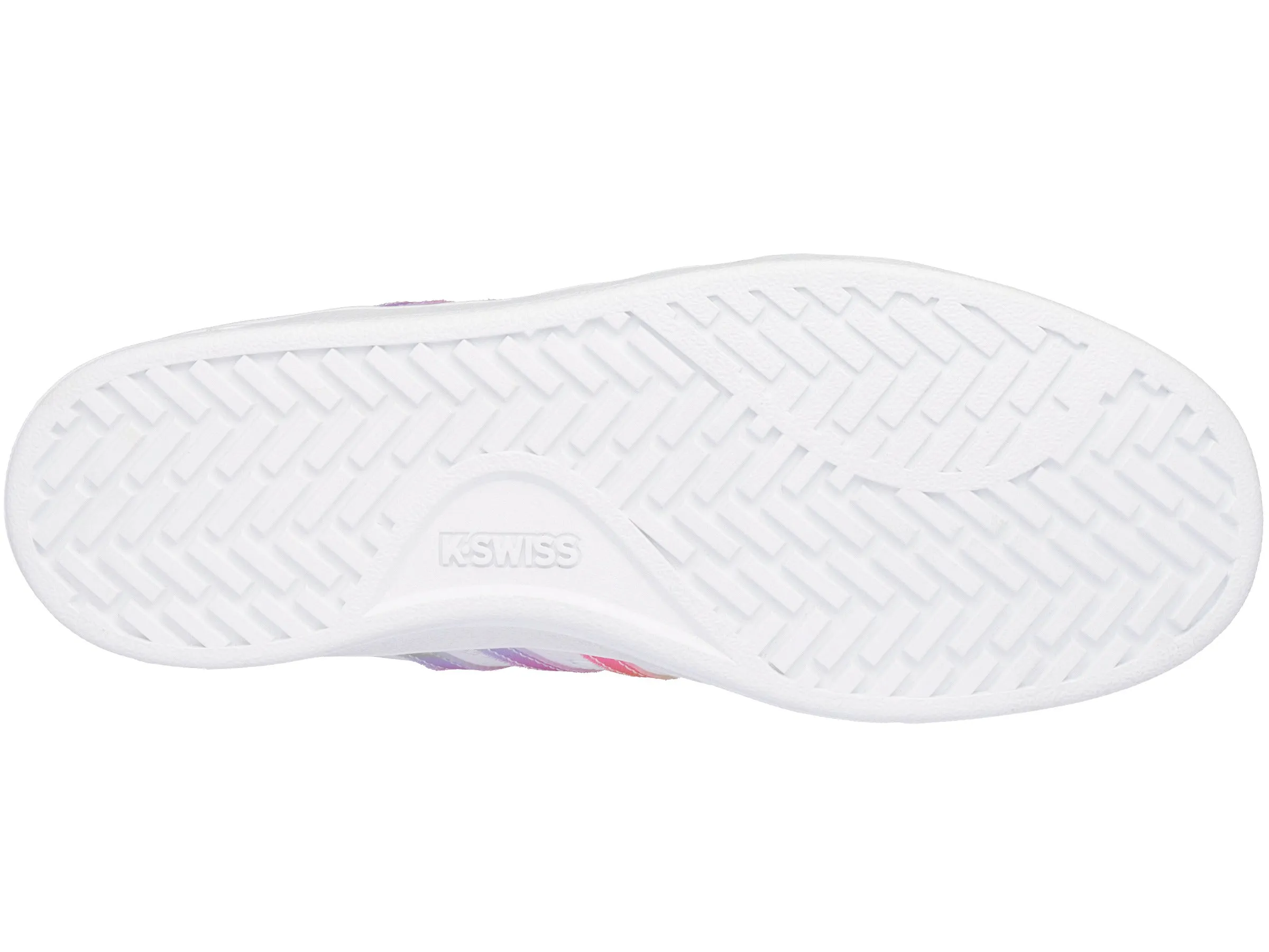 96793-103-M | COURT PRO II | WHITE/PASTEL RAINBOW