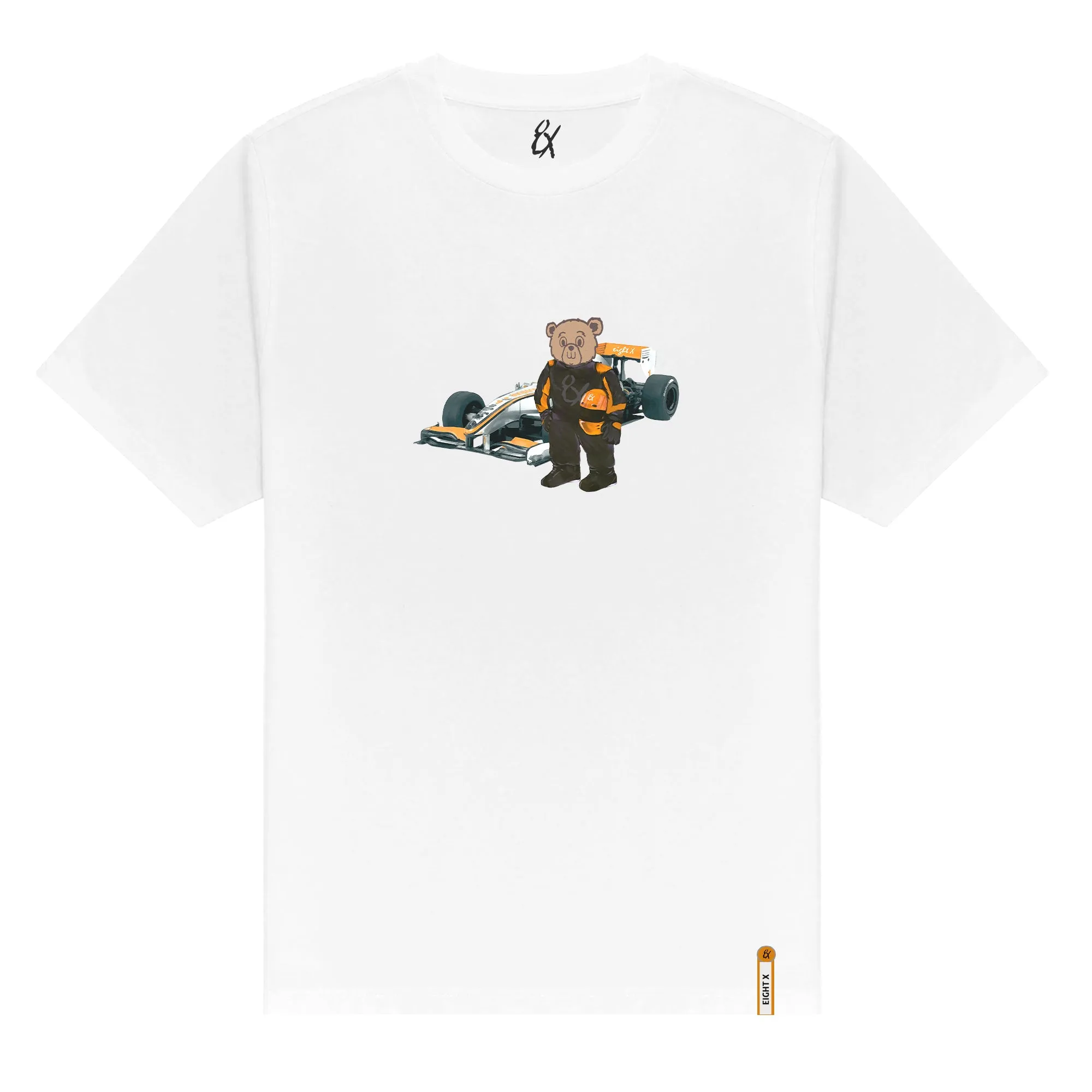 Bear Turismo Graphic T-Shirt - White