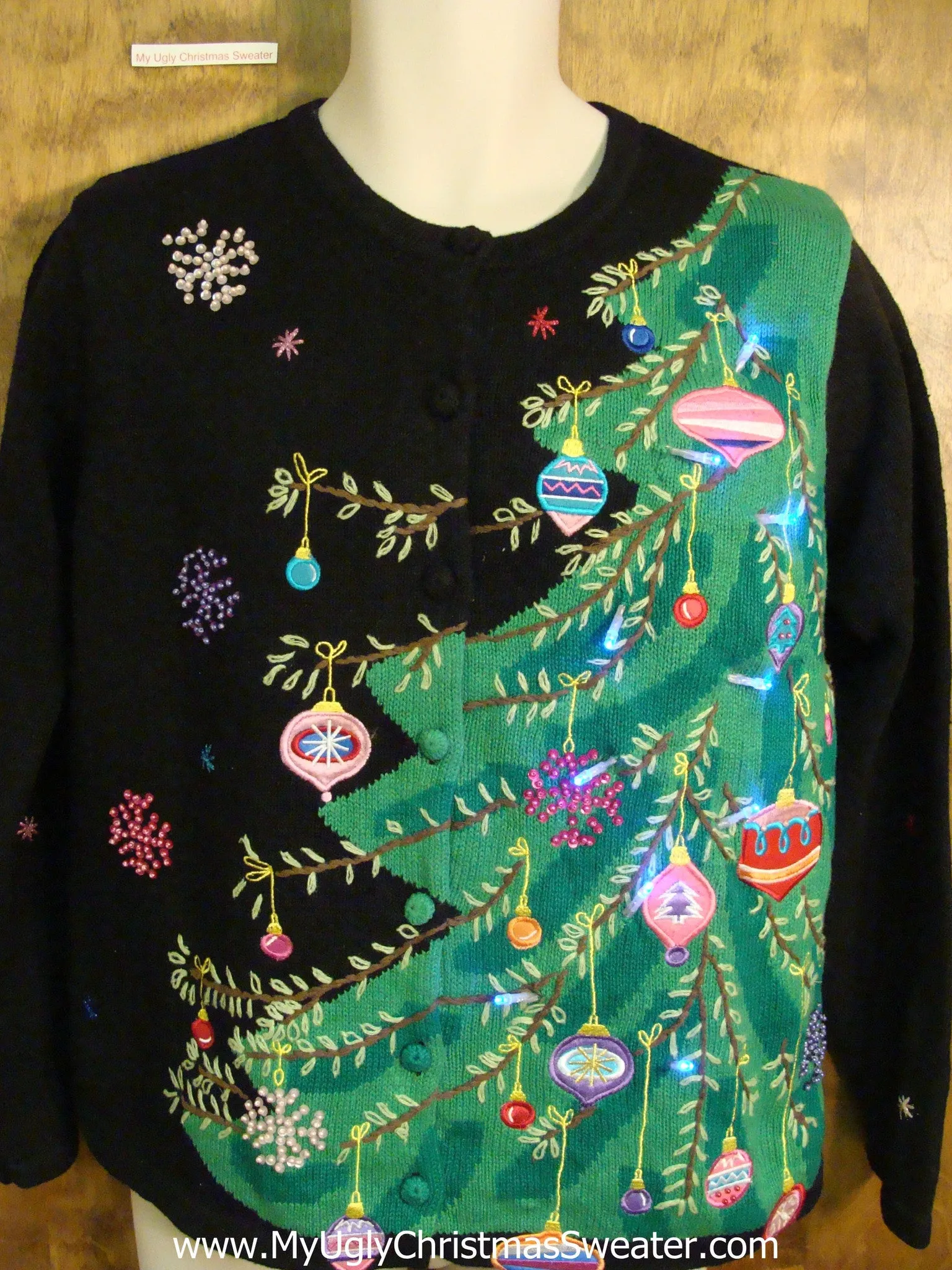 Best Festive Tree Light Up Cheesy Christmas Sweater