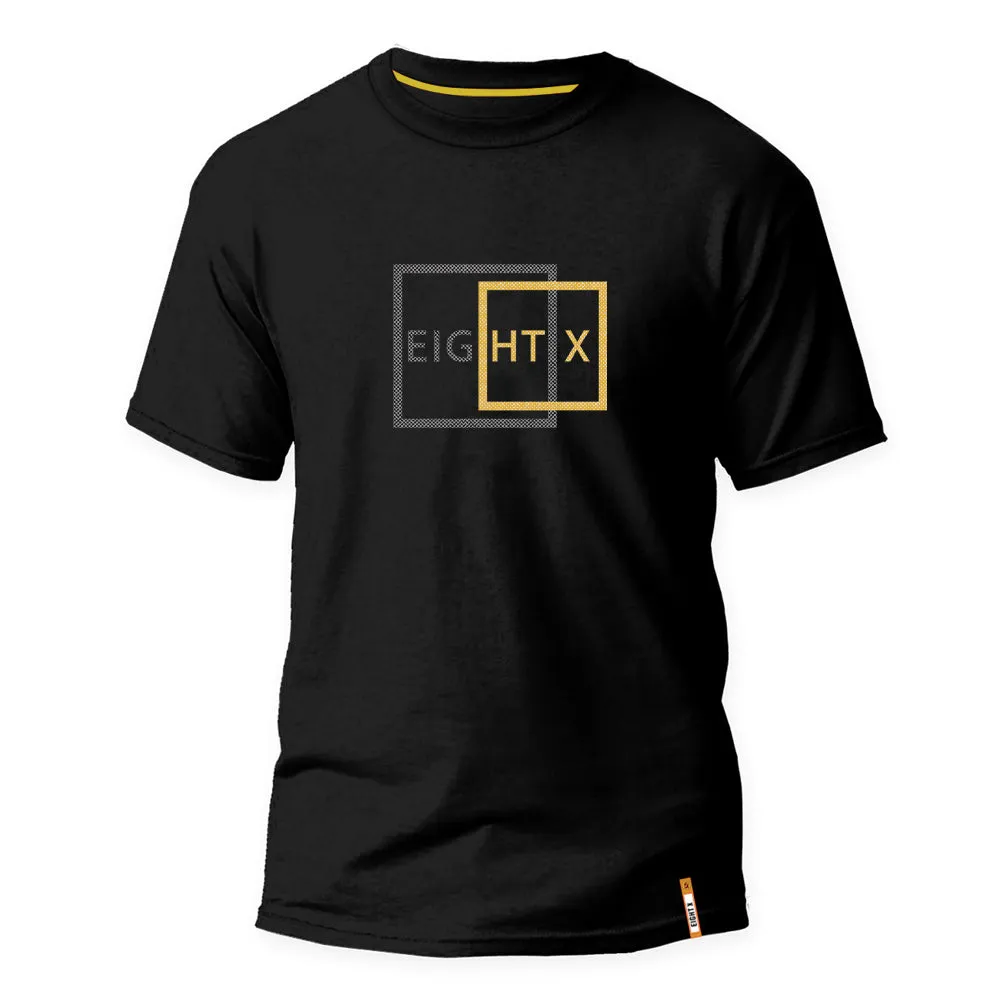 Black Edition Graphic T-Shirt - Squares