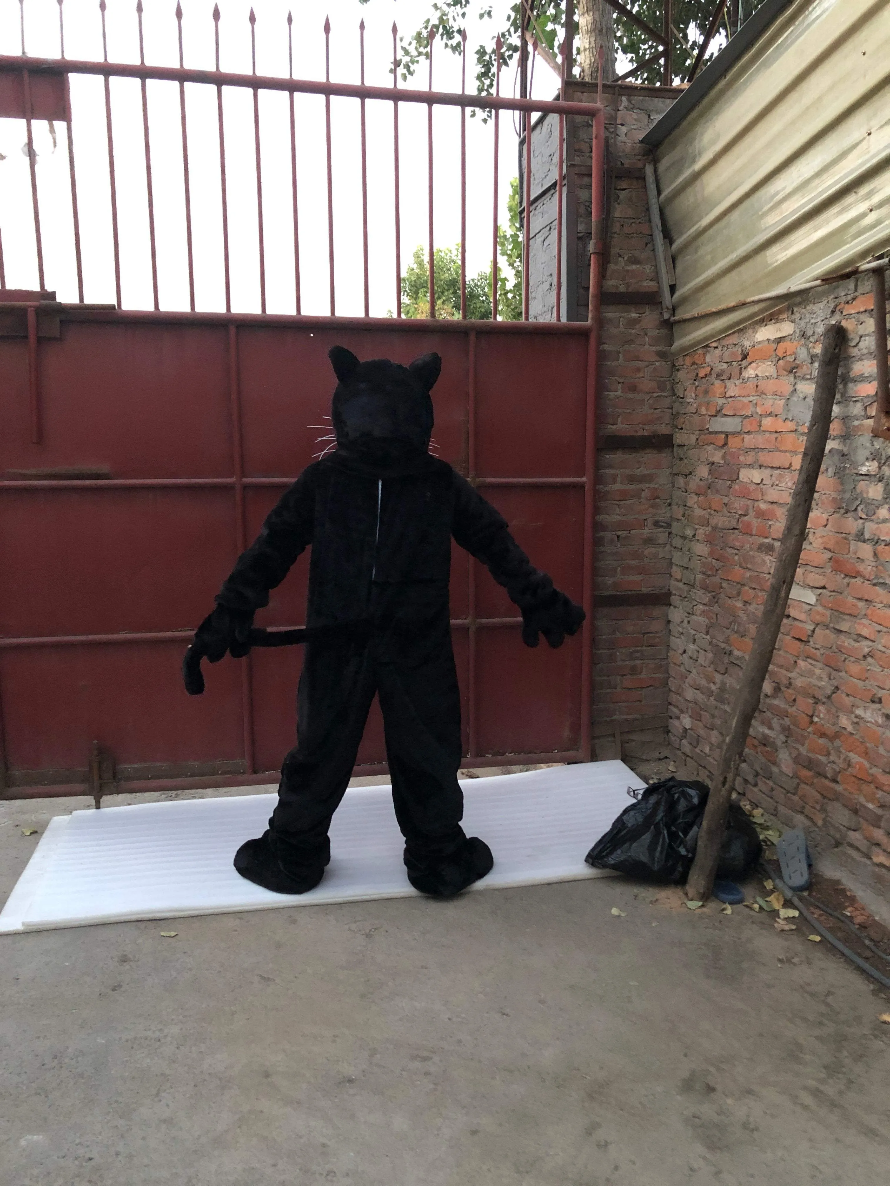 Black Panther Mascot Costumes Adult Carnival Party Cosplay Suit