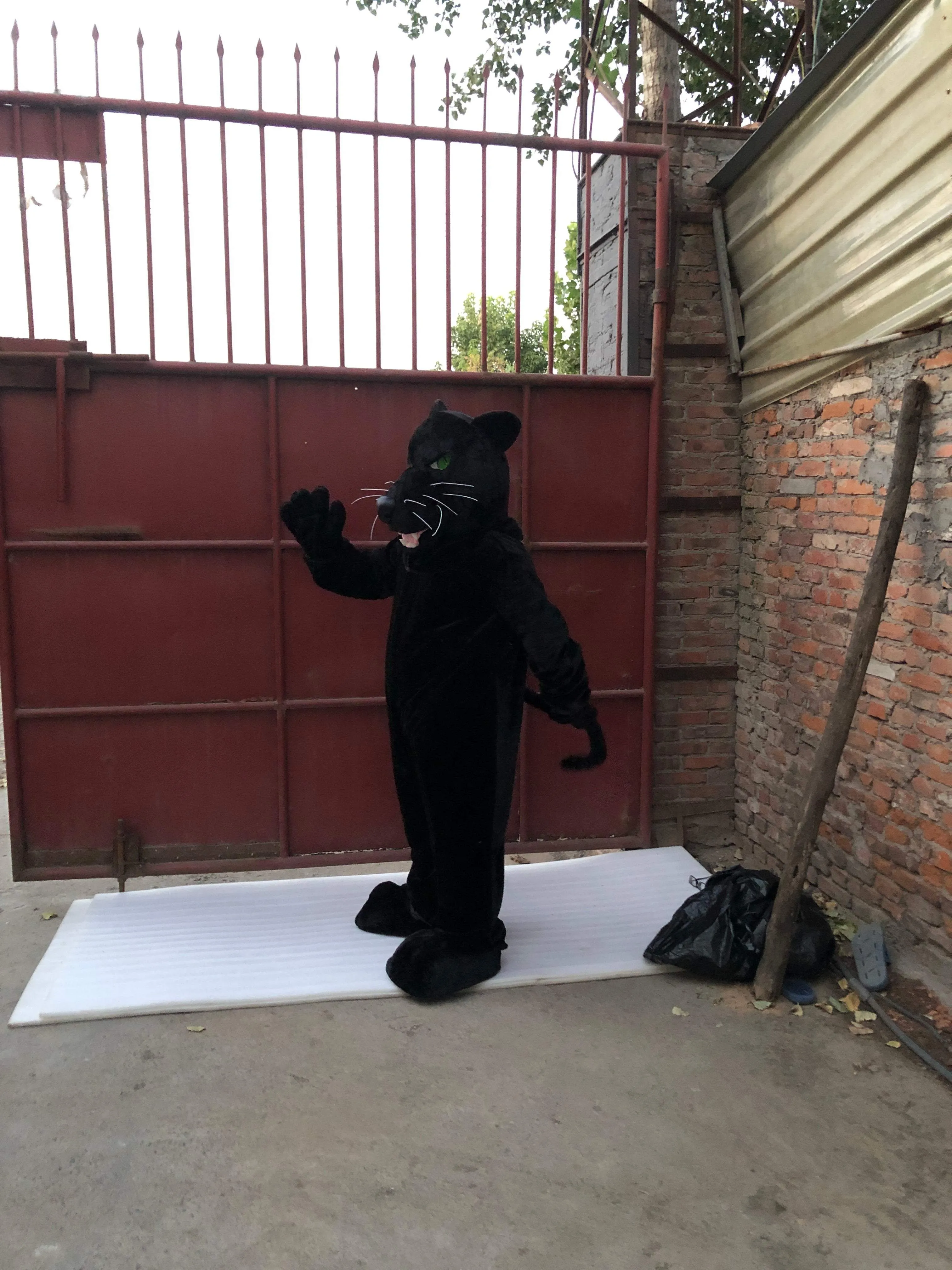 Black Panther Mascot Costumes Adult Carnival Party Cosplay Suit