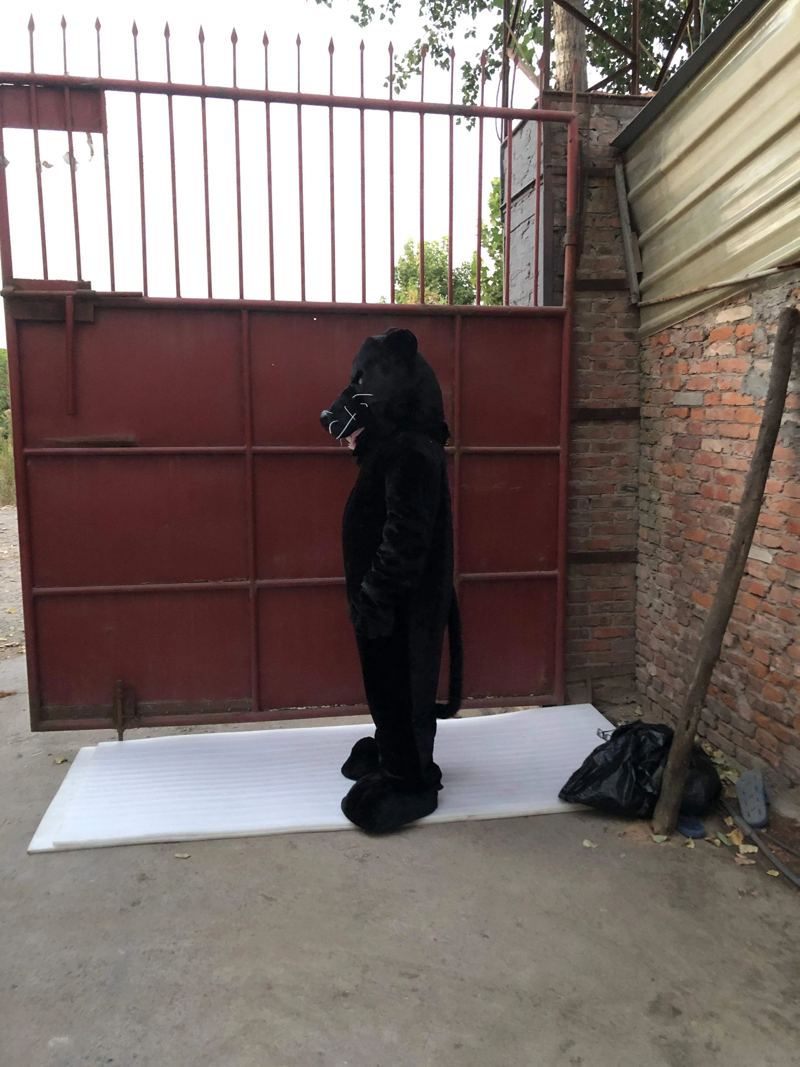 Black Panther Mascot Costumes Adult Carnival Party Cosplay Suit