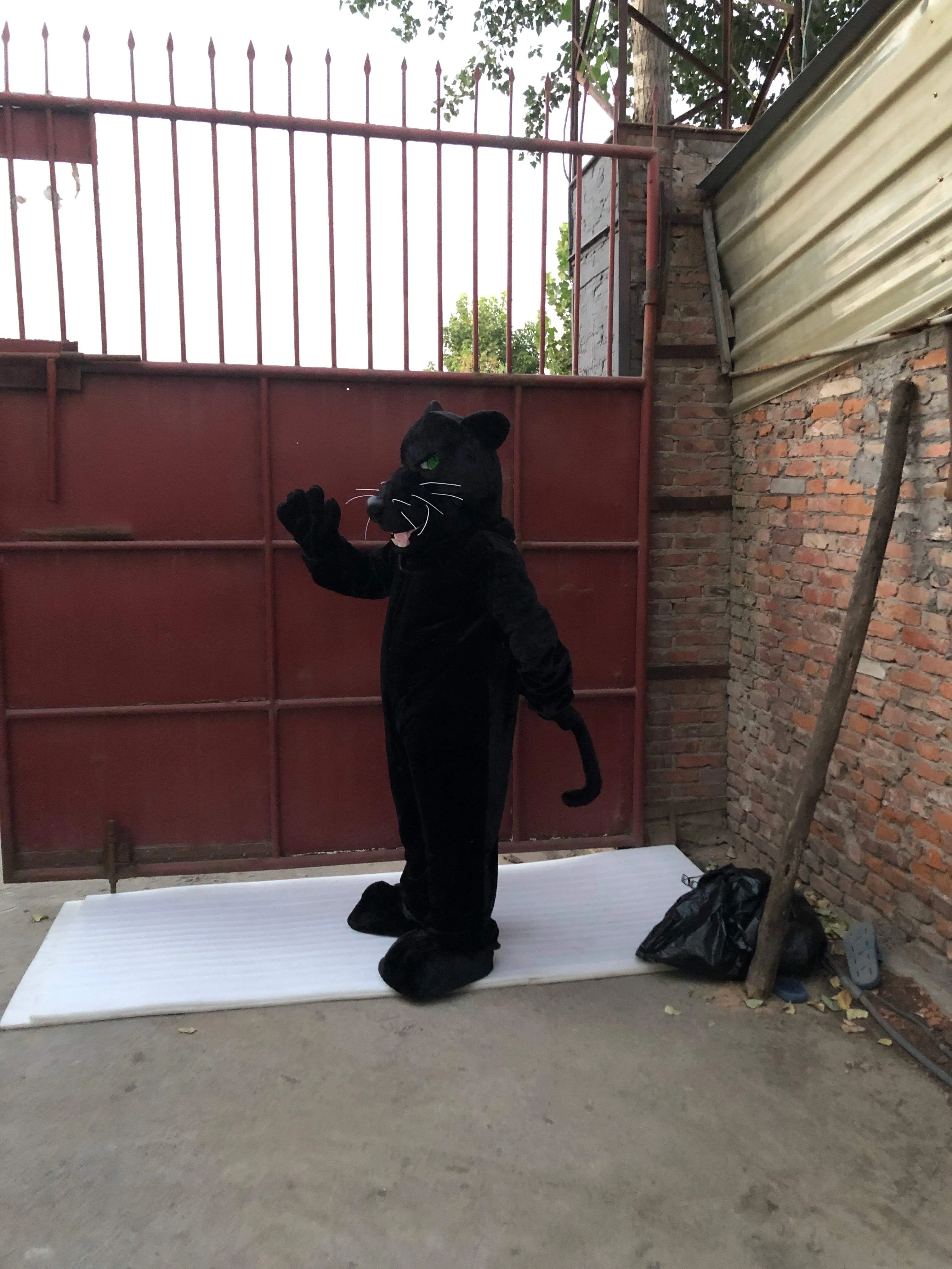 Black Panther Mascot Costumes Adult Carnival Party Cosplay Suit