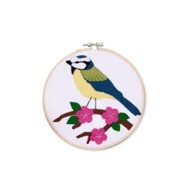 Blue Tit Felt Applique Craft Kit