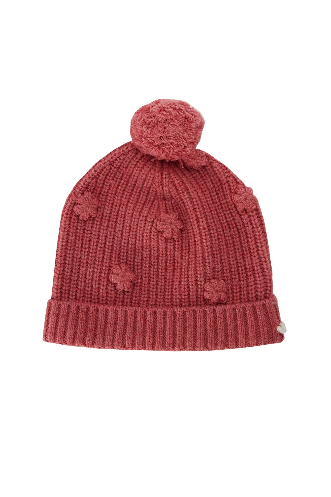 Bonnet - Rose pompon