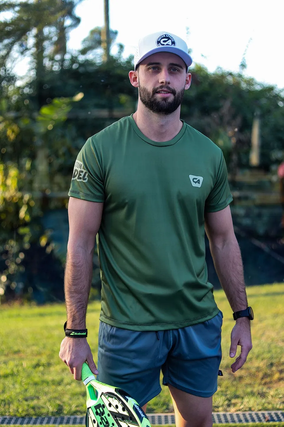 CA Padel Shirt | Army Green