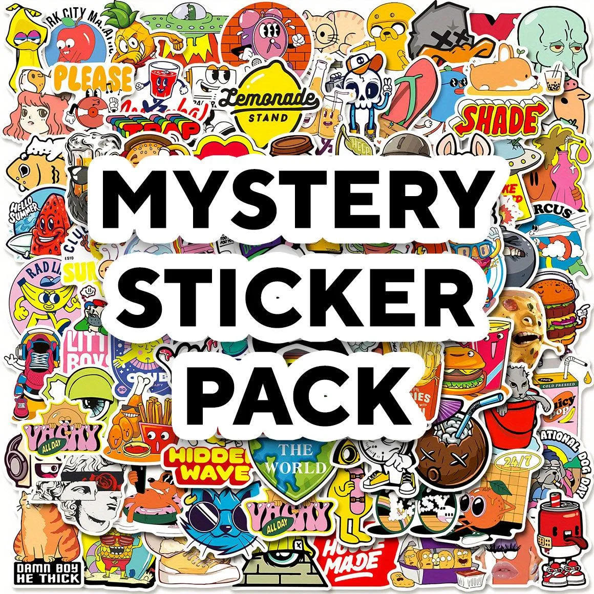 Cartoon - Mystery Sticker Pack - 100pcs