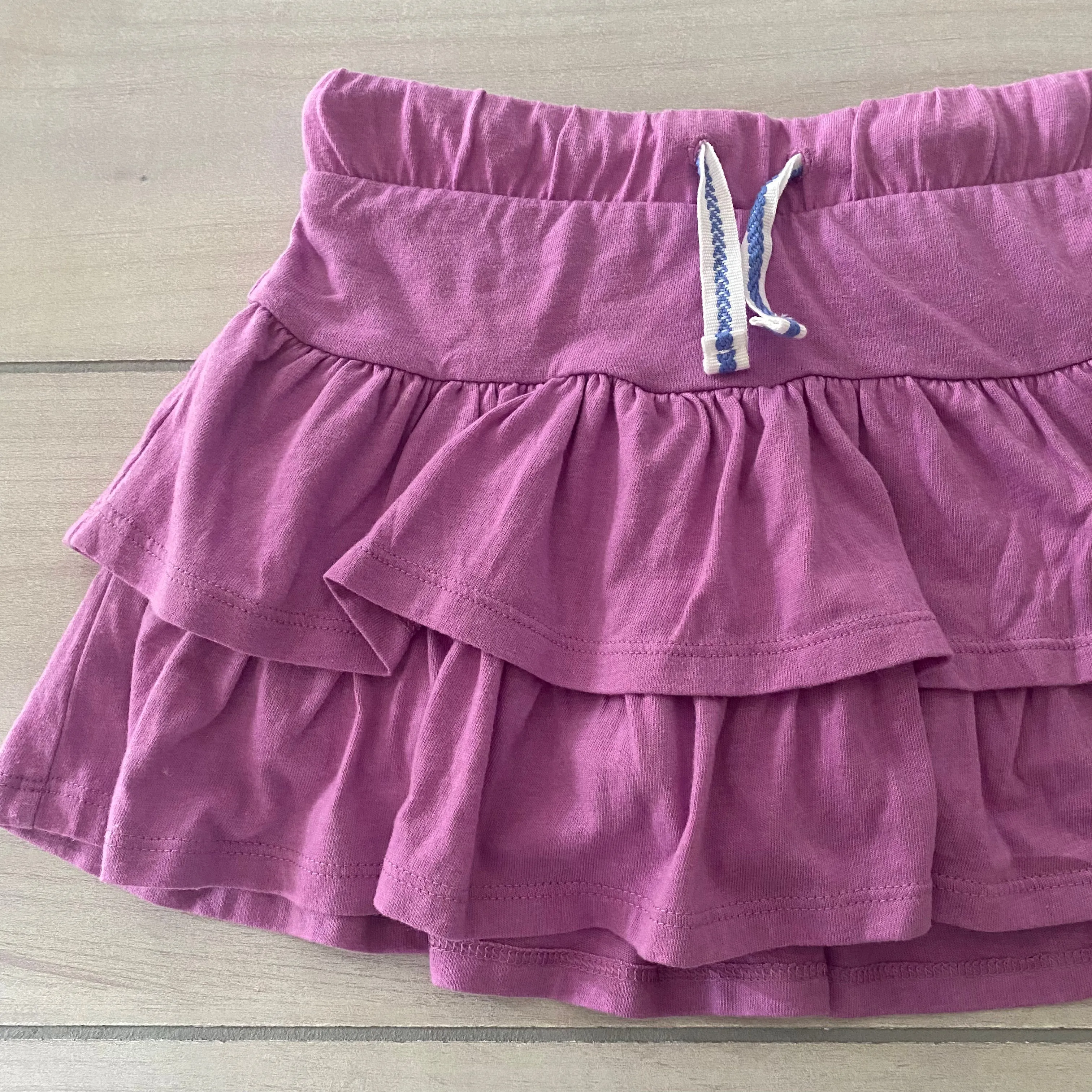 Cat & Jack Purple Ruffle Cotton Skort