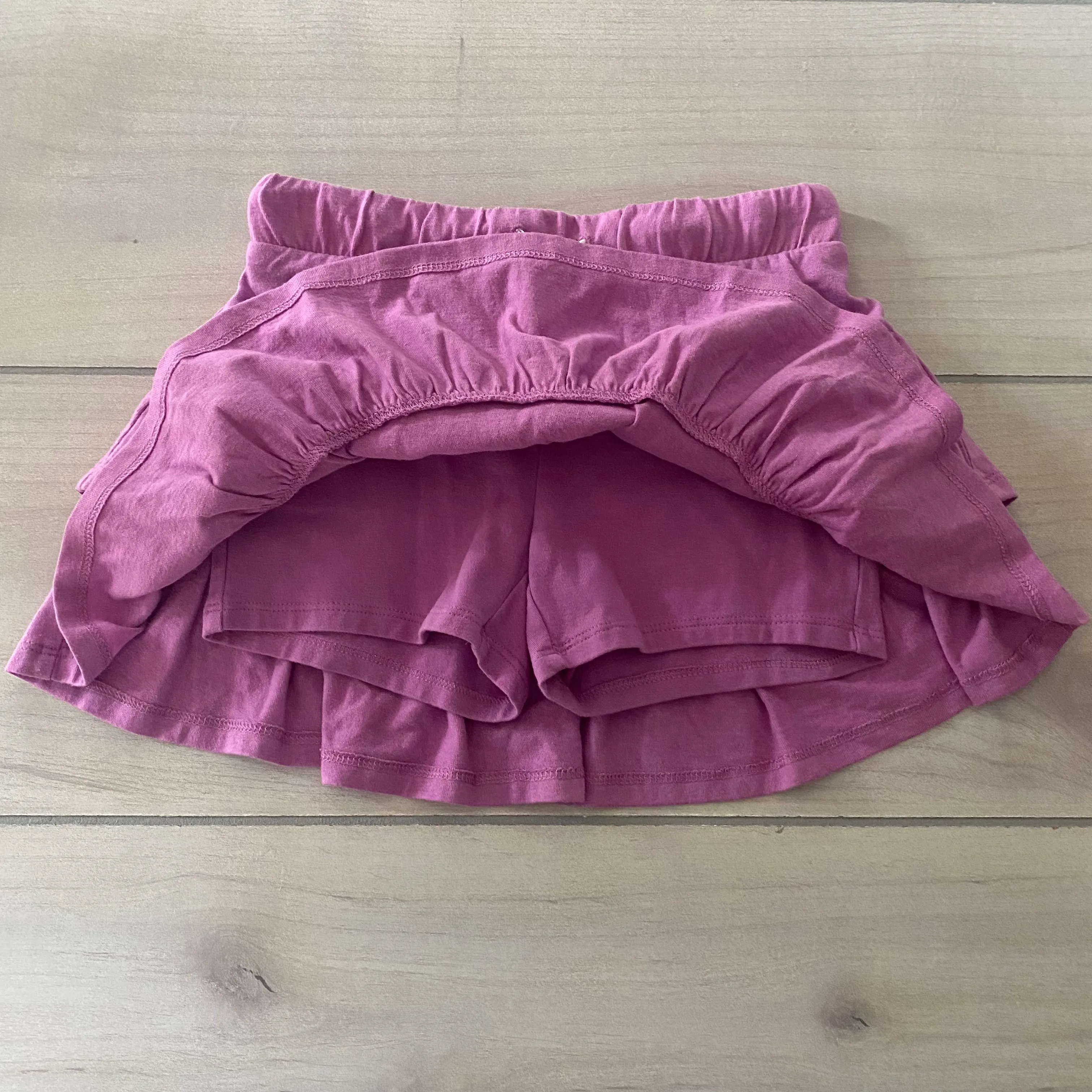 Cat & Jack Purple Ruffle Cotton Skort