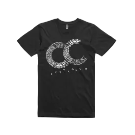 CC / black t-shirt