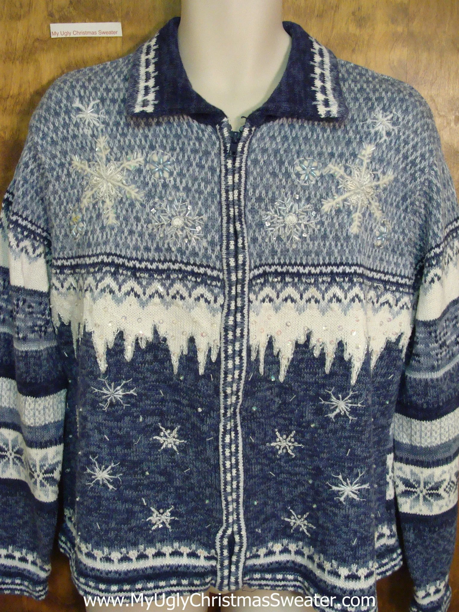 Classic Nordic Ice and Snow Ugly Christmas Jumper