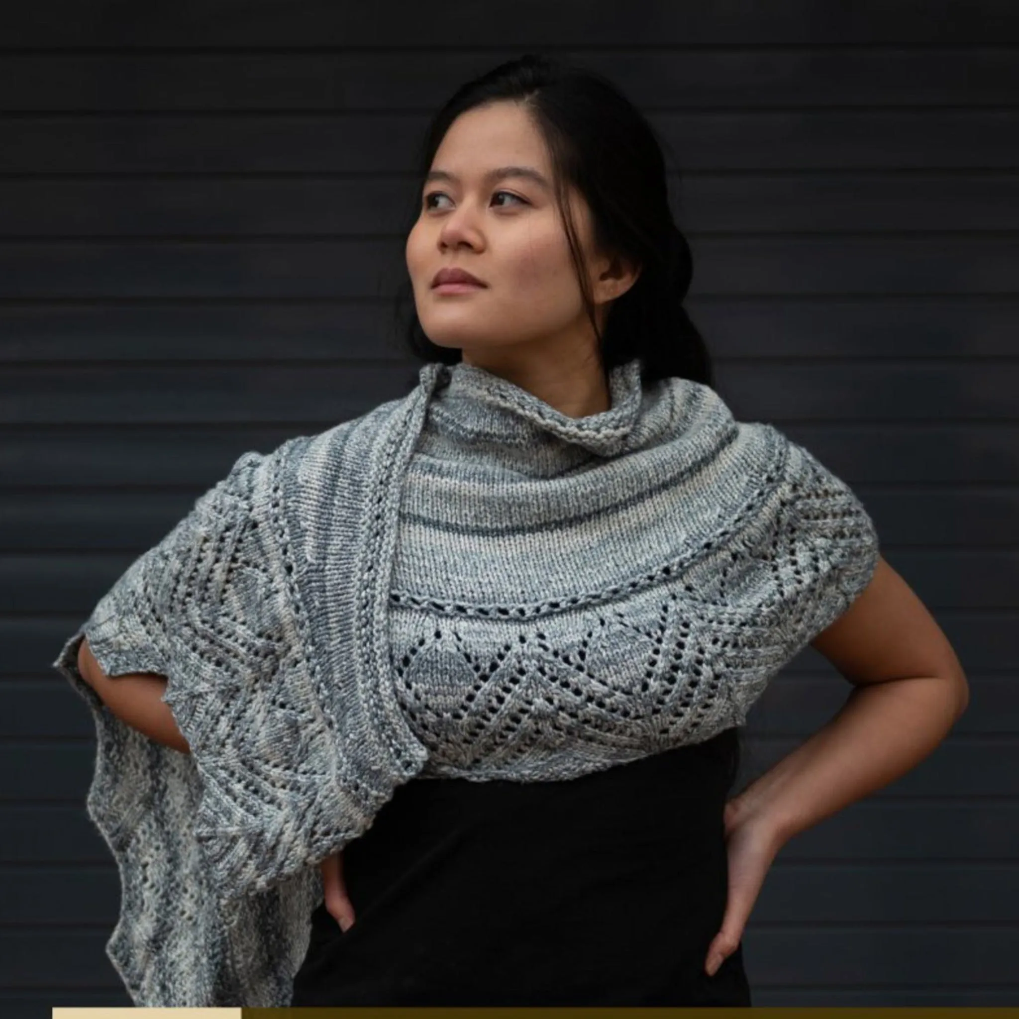 Cumulus Sasha Crescent Shawl