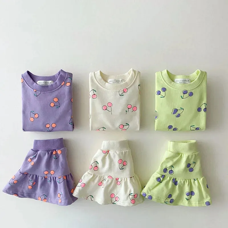 Cute Princess Top & Skirt Set