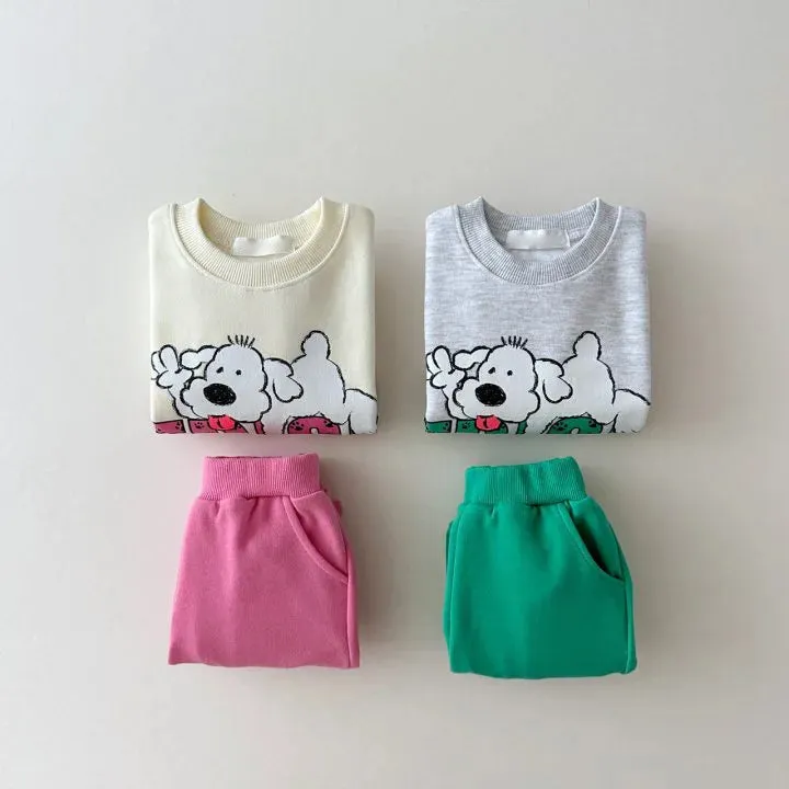 Cute Puppy Jogger Set