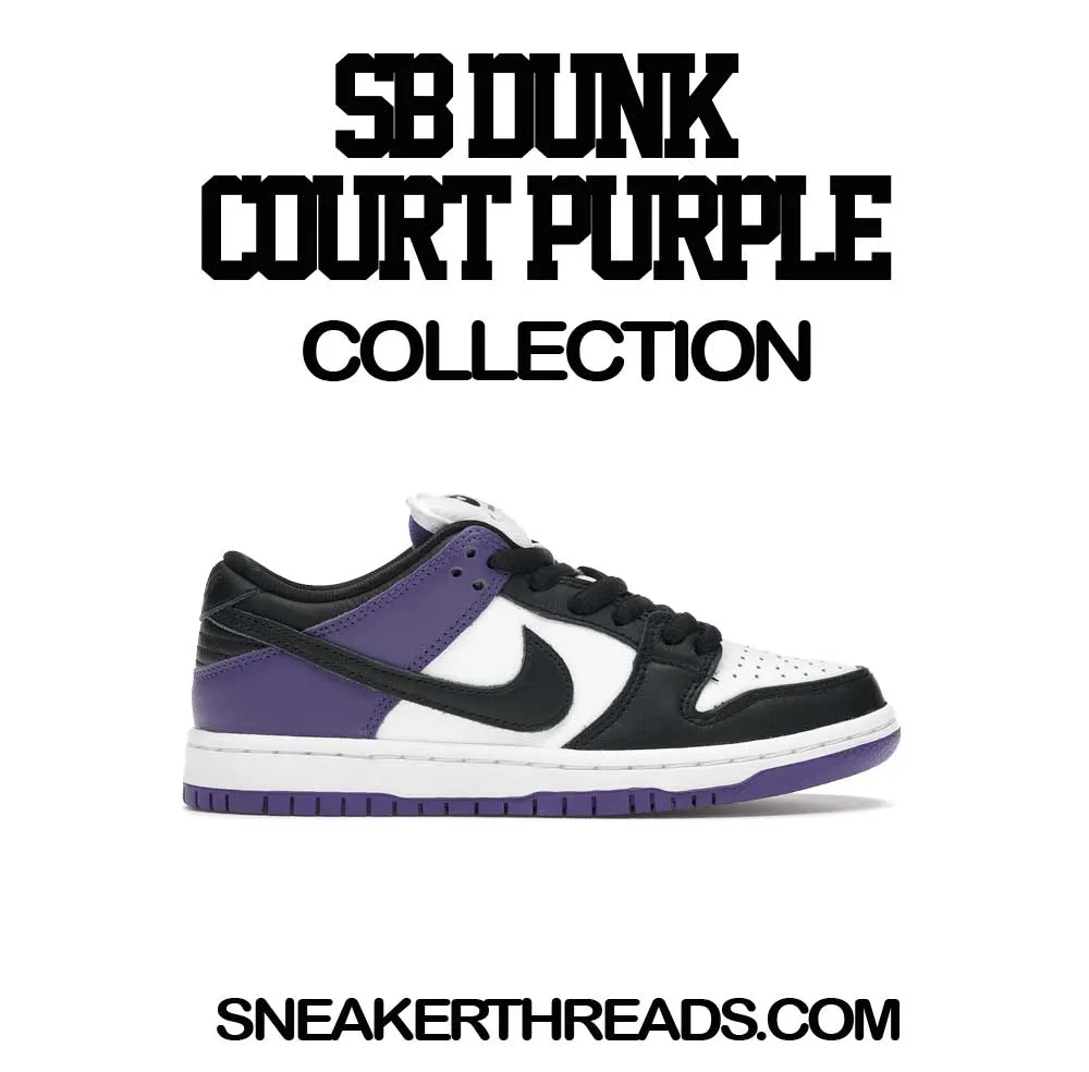 Dunk SB Low Court Purple ST Logo Shirt