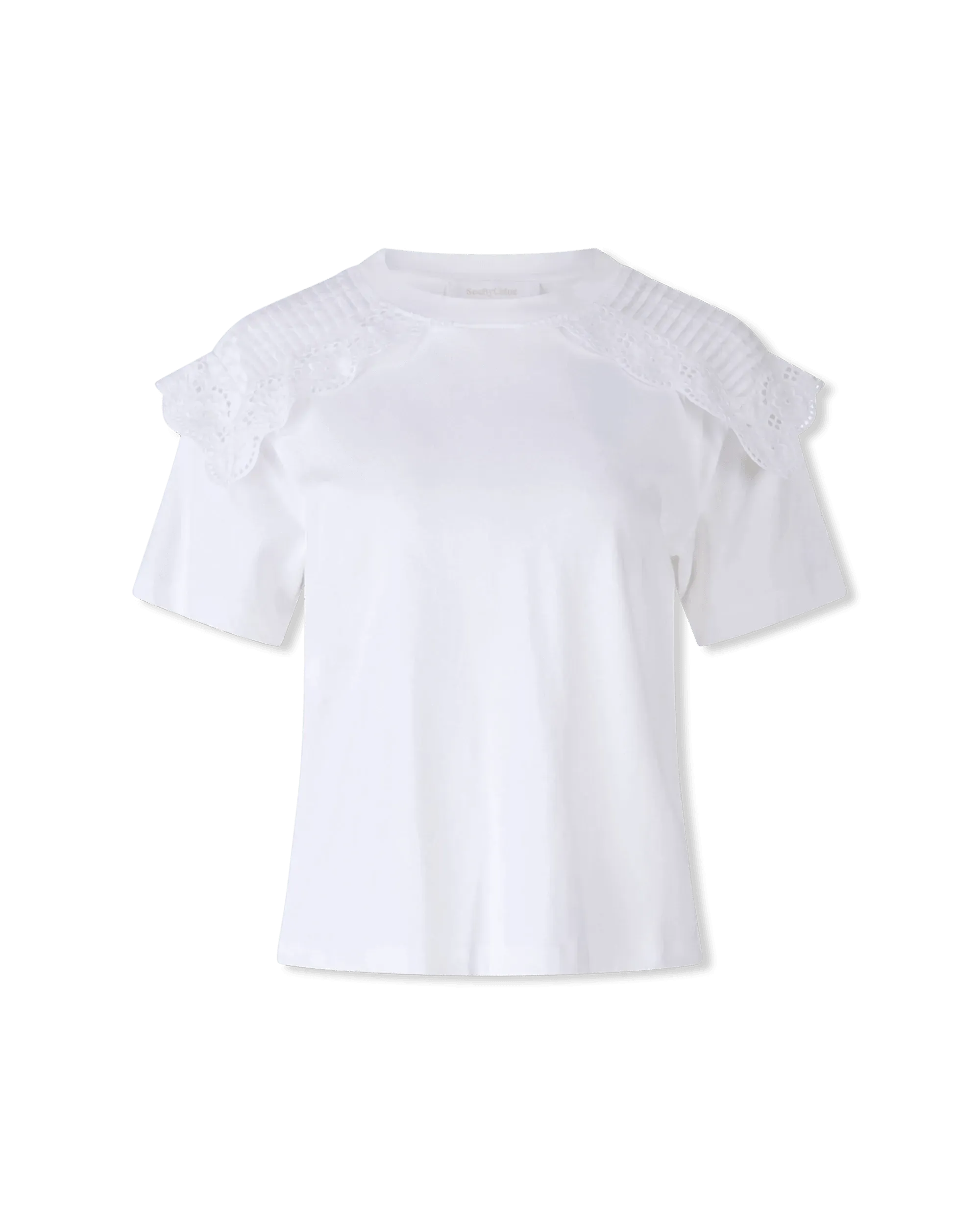 Eyelet Embroidered T-Shirt