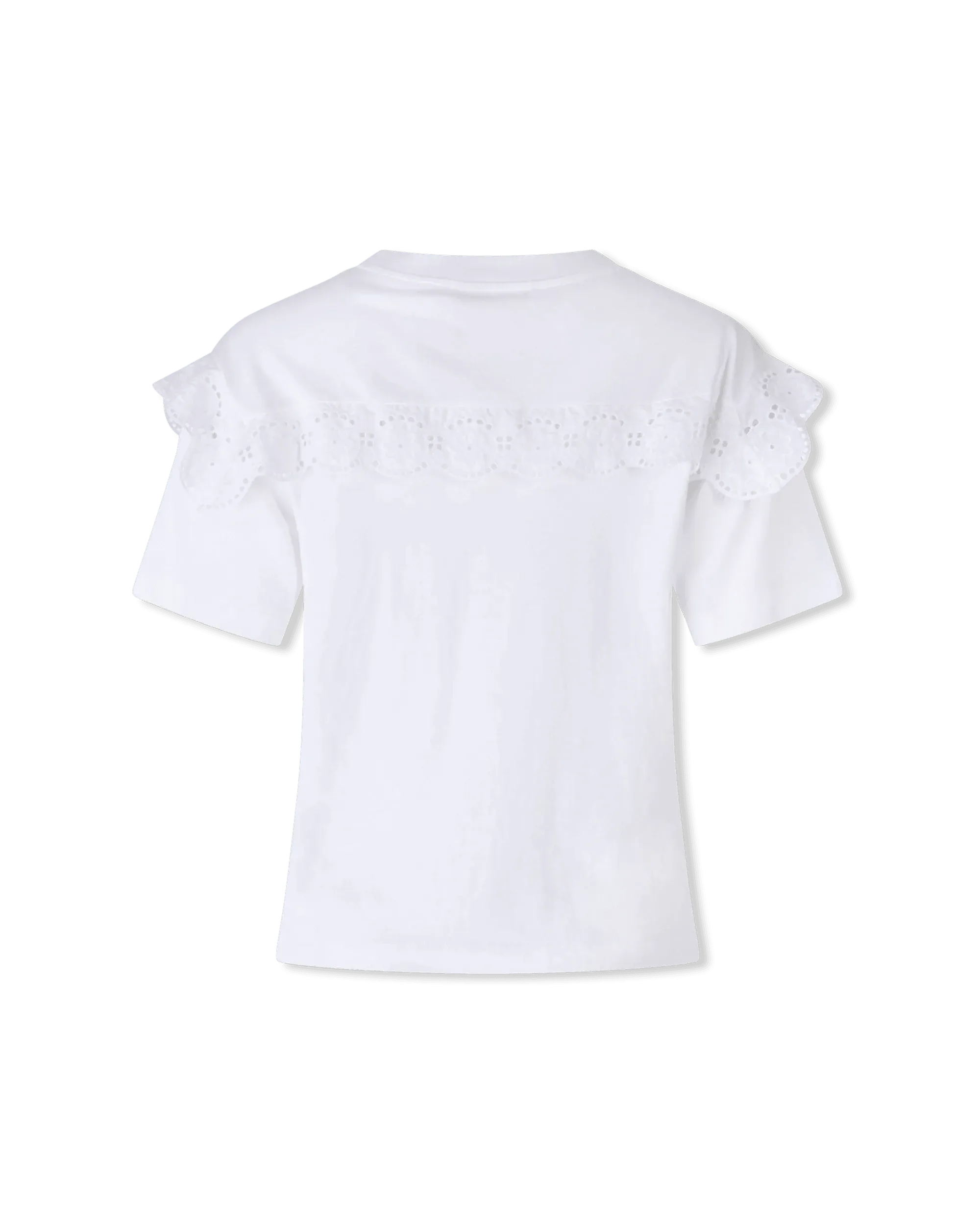 Eyelet Embroidered T-Shirt