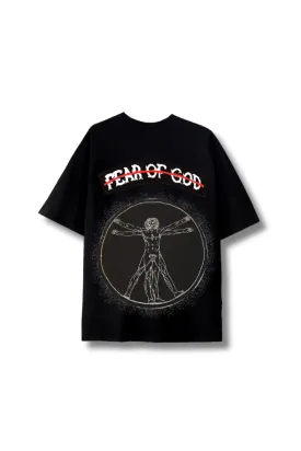 FEAR OF GOD vs VITRUVIAN MAN BLACK VALKYRE TSHIRT