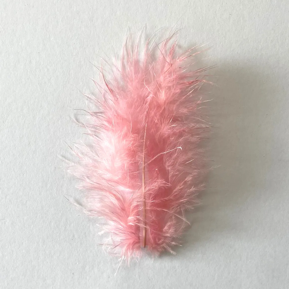 Fluffy Marabou Feather Plumage Pack 10 grams - Dusty Pink