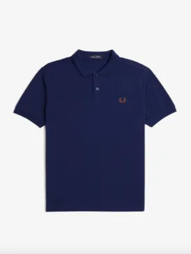 Fred Perry One Colour Shirt/French Navy - New AW24