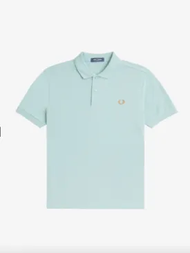 Fred Perry One Colour Shirt/Silver Blue - New HS24