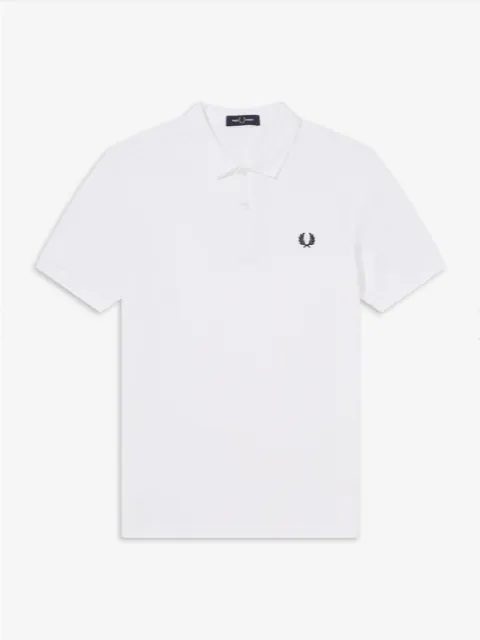 Fred Perry One Colour Shirt/White - CORE AW24