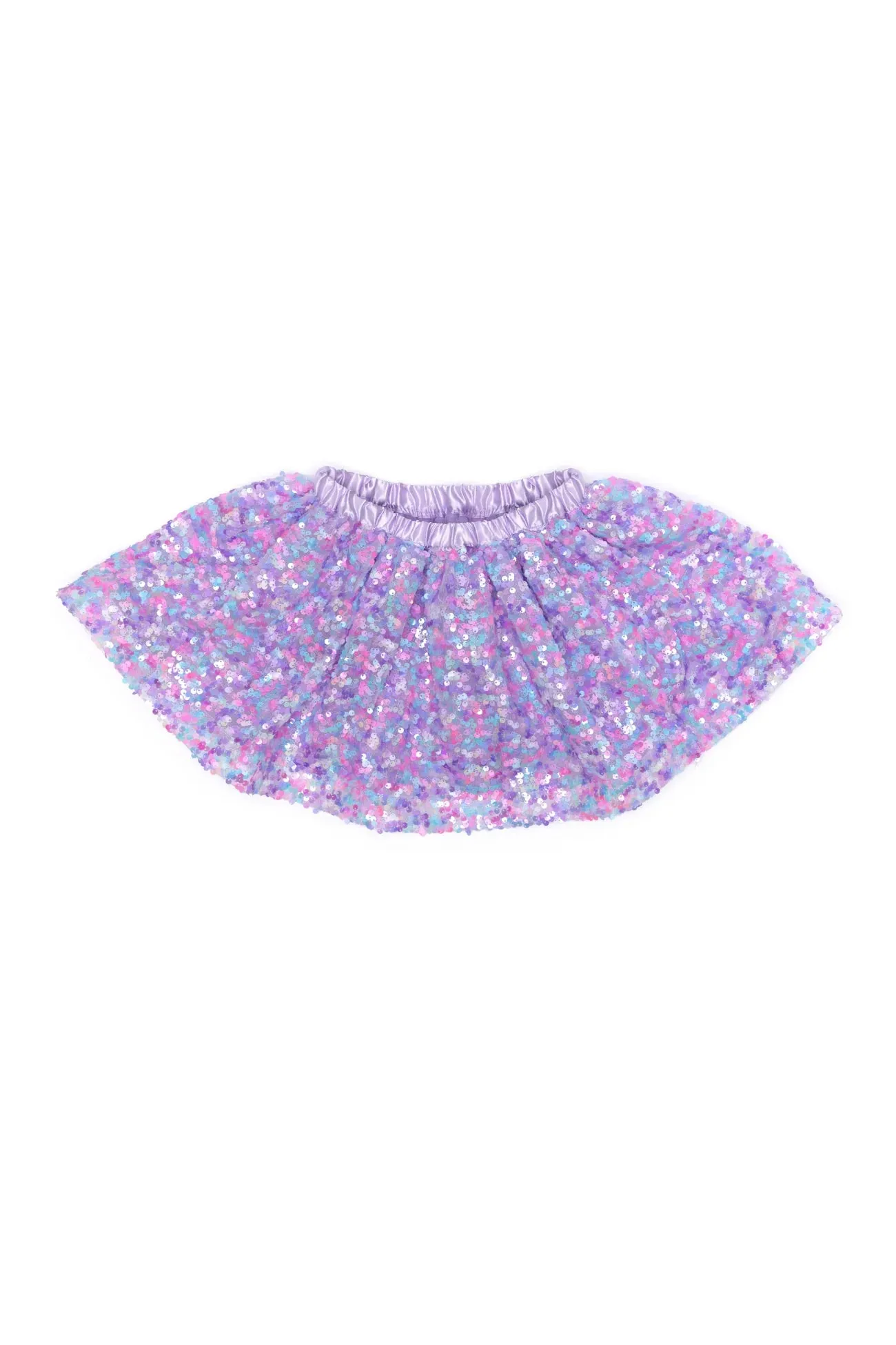 Great Pretenders Purple Party Fun Sequins Skirt Size 4/6