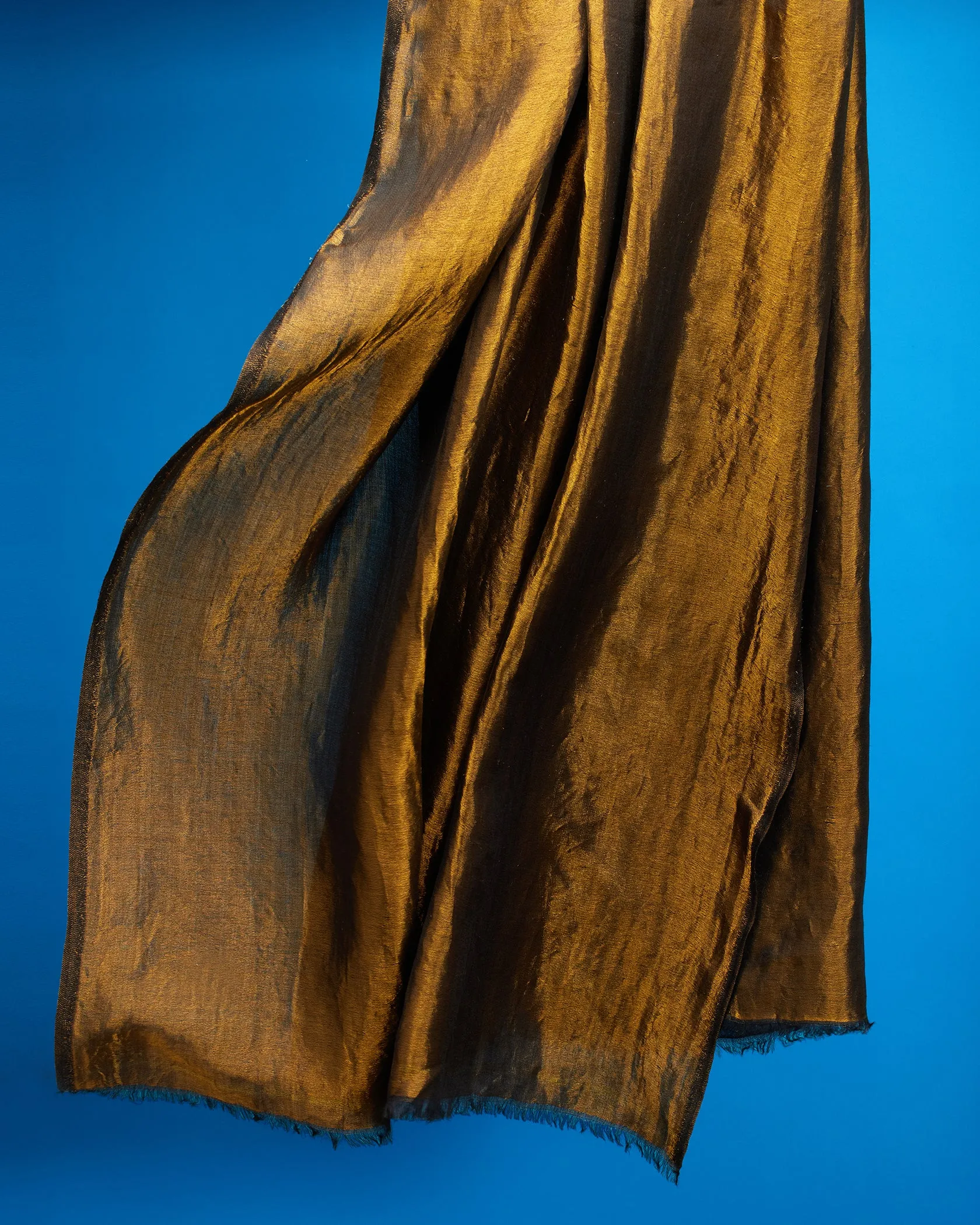 Josephine Reversible Pashmina Shawl in Bronze and Black