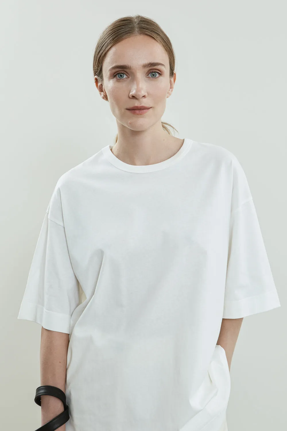 Lou T-shirt | White - Cotton jersey