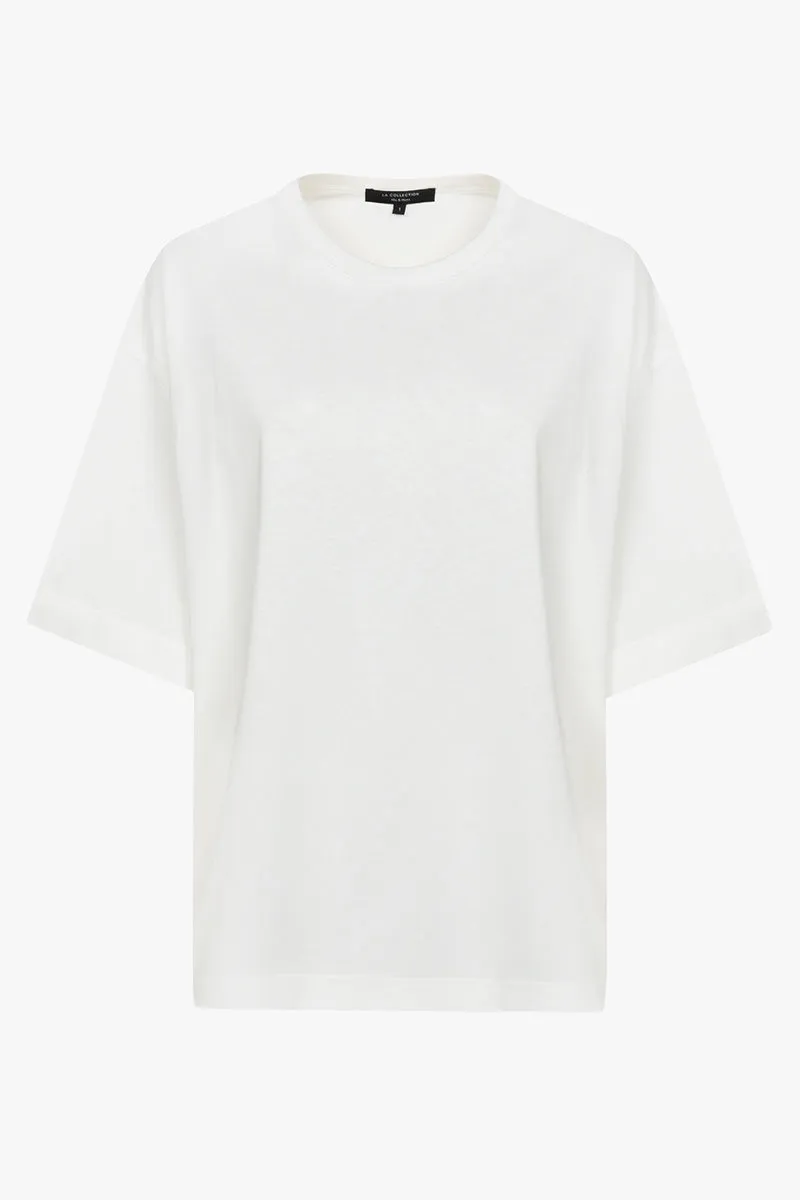 Lou T-shirt | White - Cotton jersey