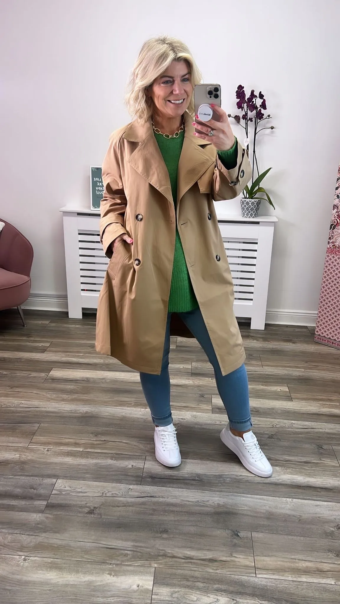 LOVA TRENCH COAT (TAN)