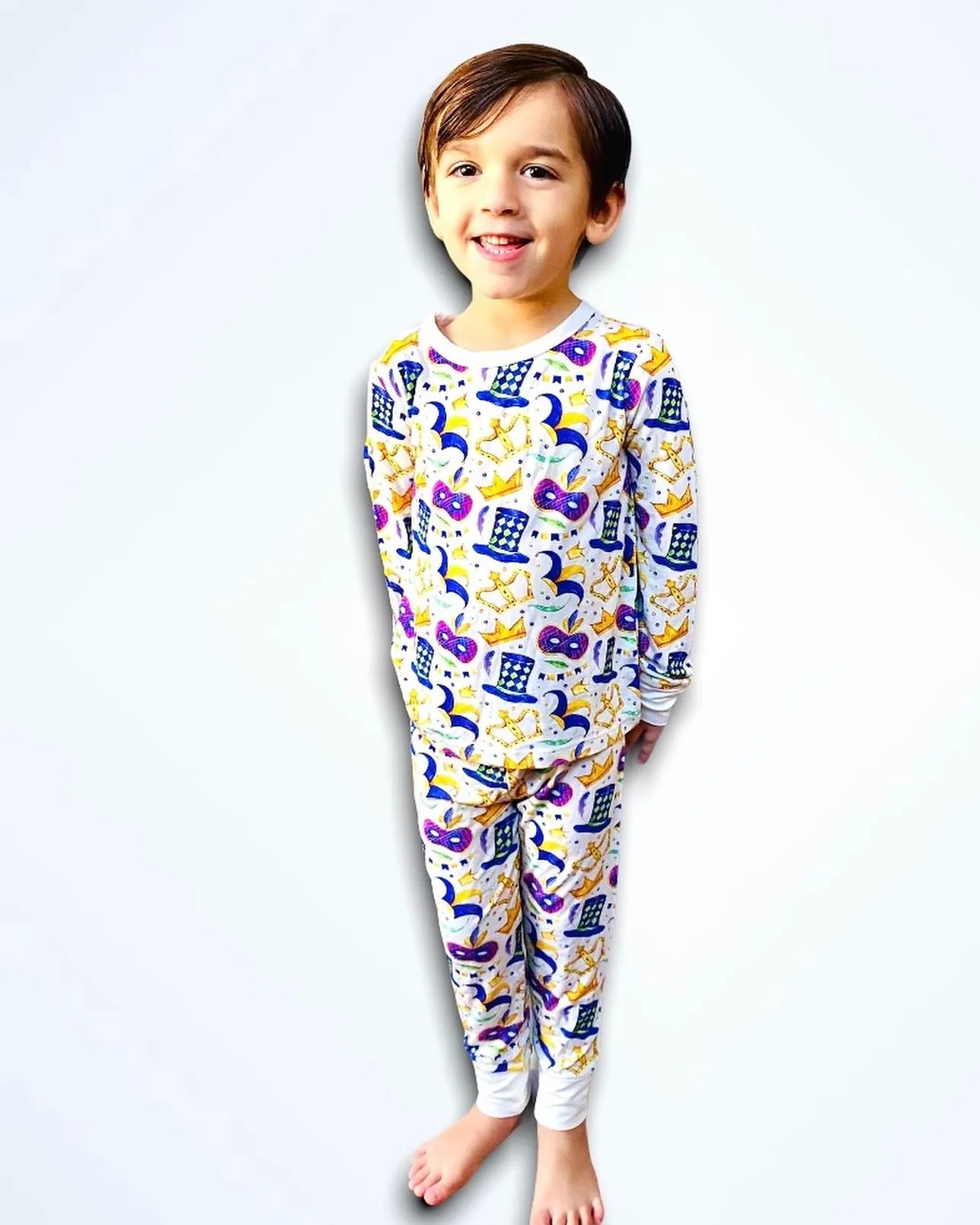 Mardi Gras Bamboo Pajamas