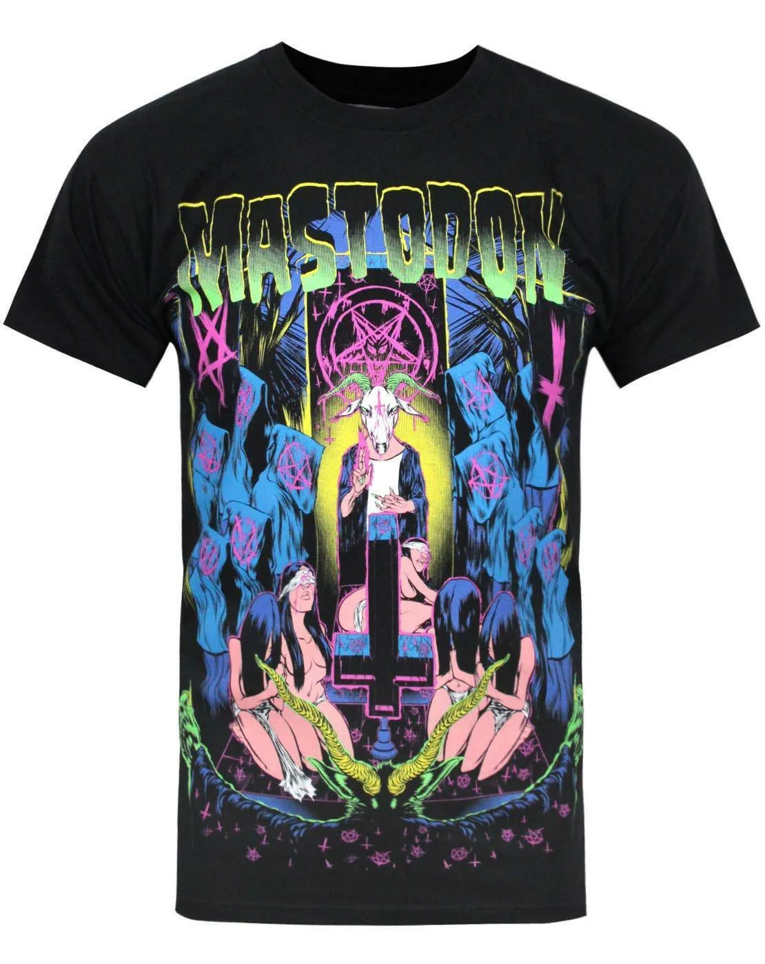 Mastodon Mens Black Short Sleeved T-Shirt