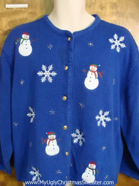 Merry Snowmen Funny Christmas Sweater