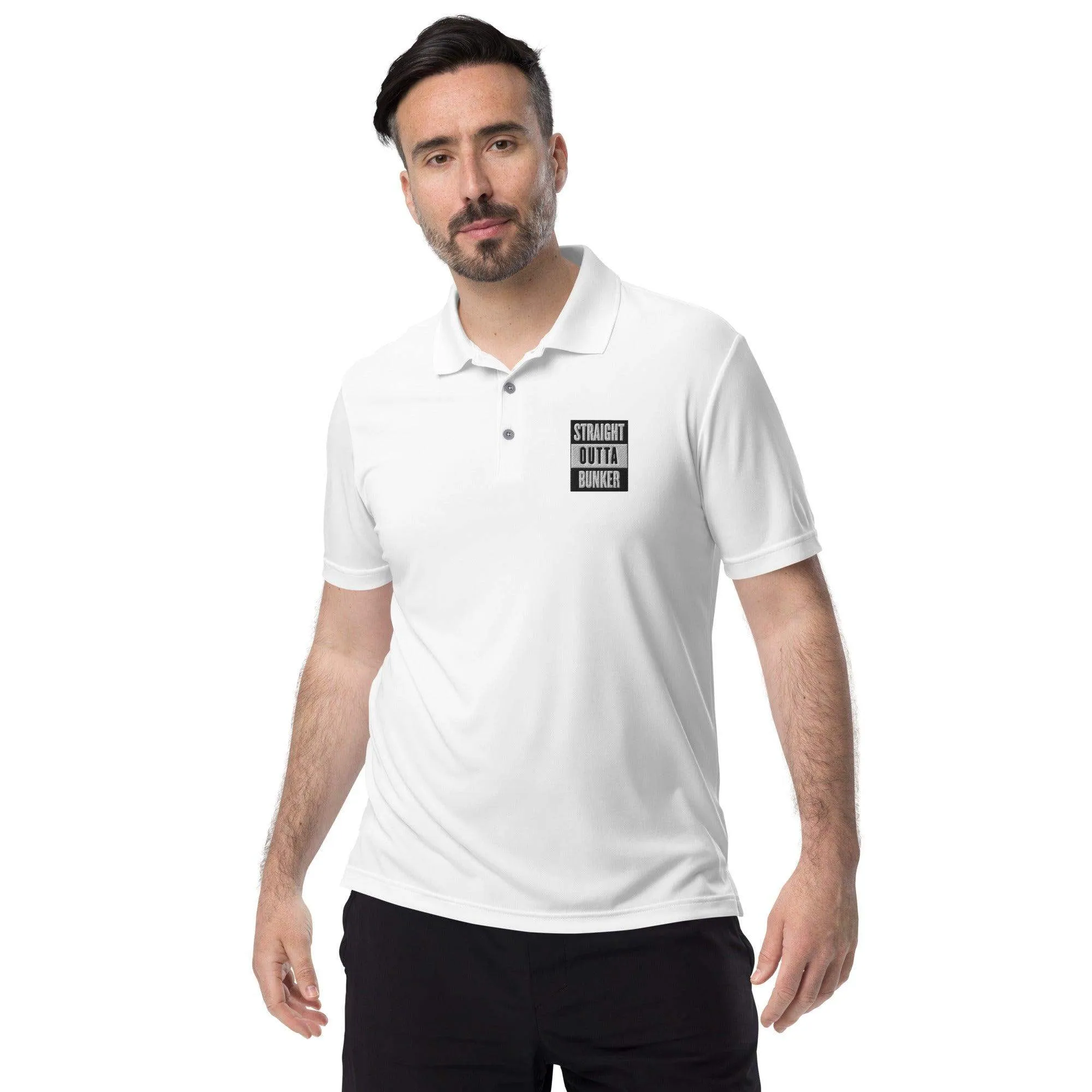 Outta Bunker Adidas Performance Polo Shirt