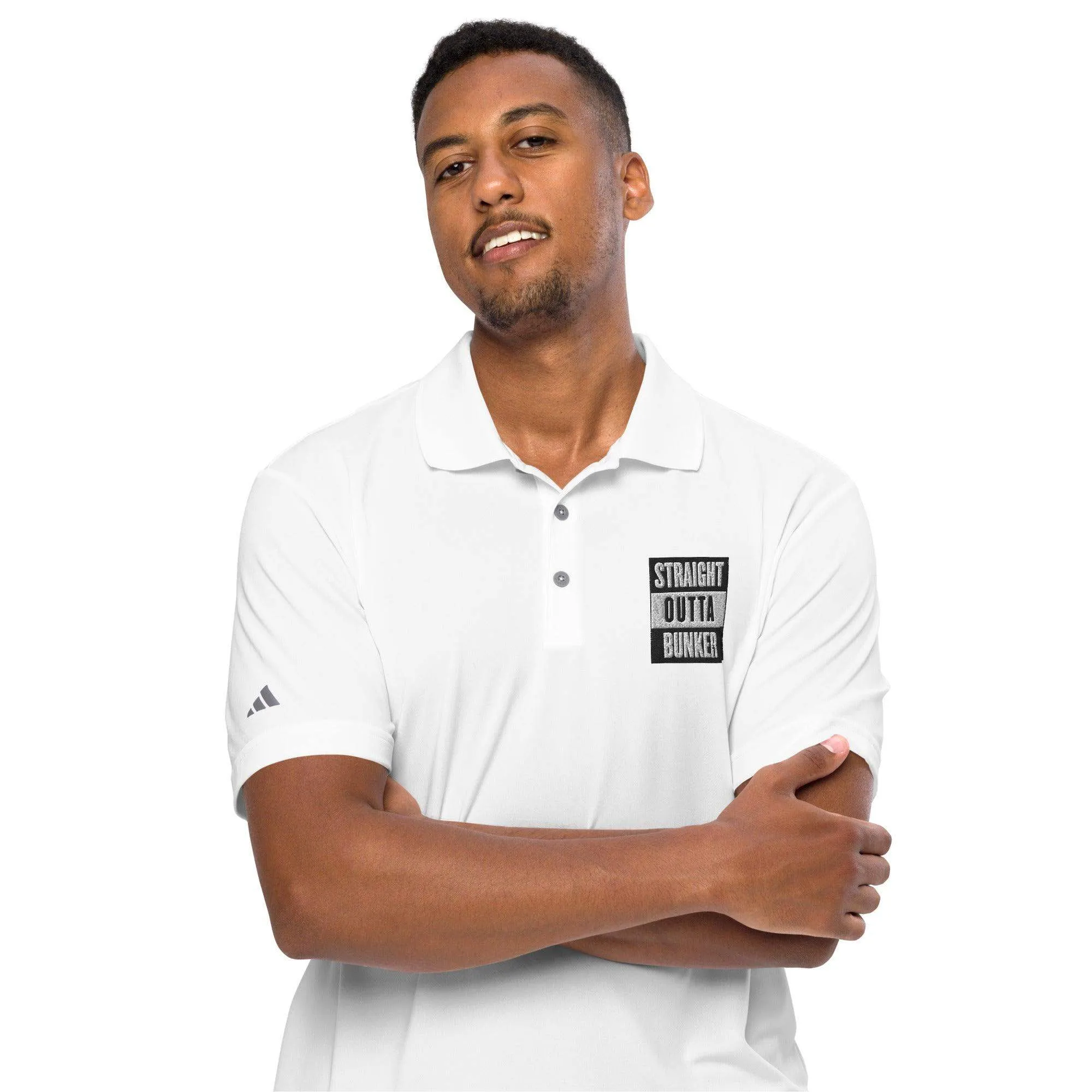 Outta Bunker Adidas Performance Polo Shirt