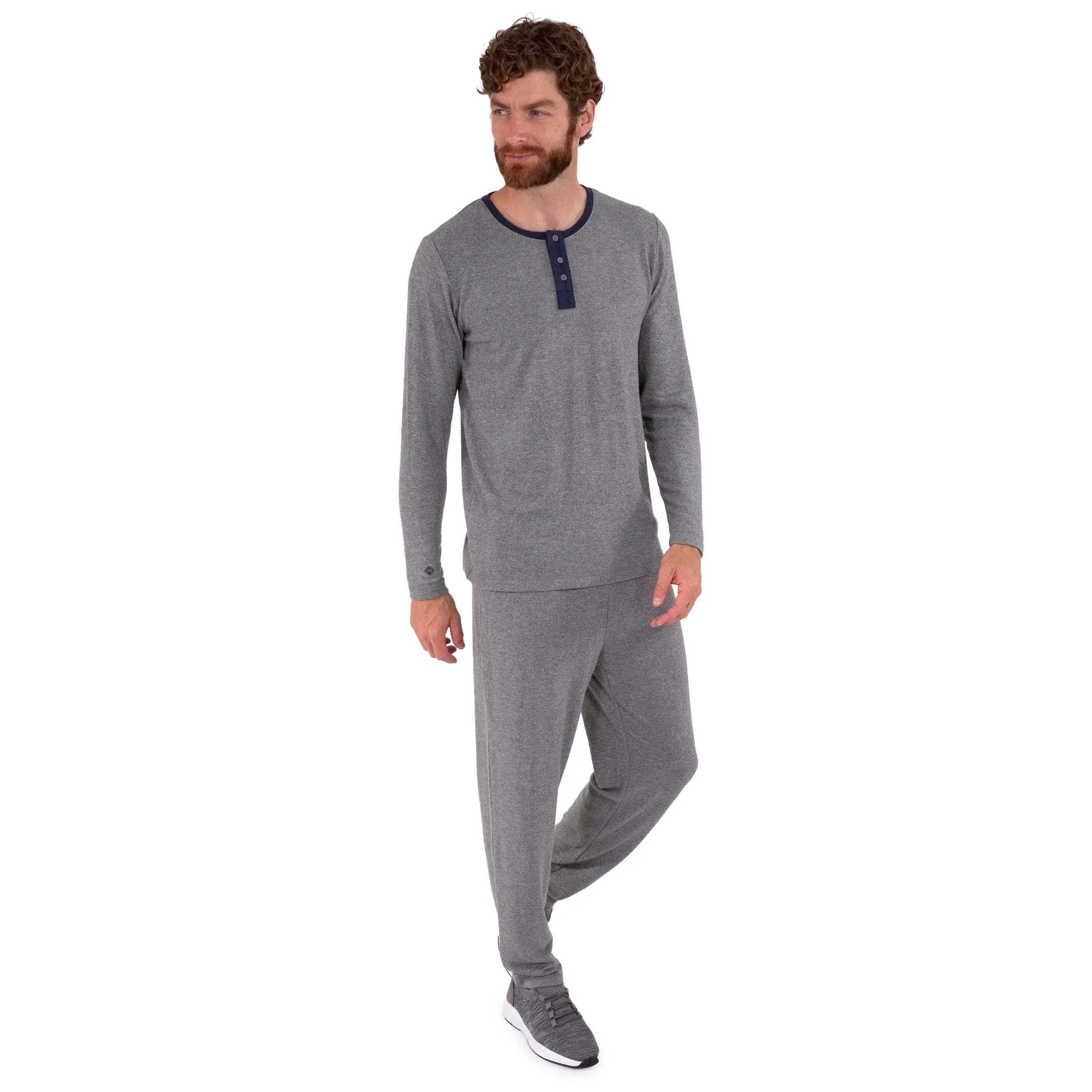 Pantalon élastique Homme Gris