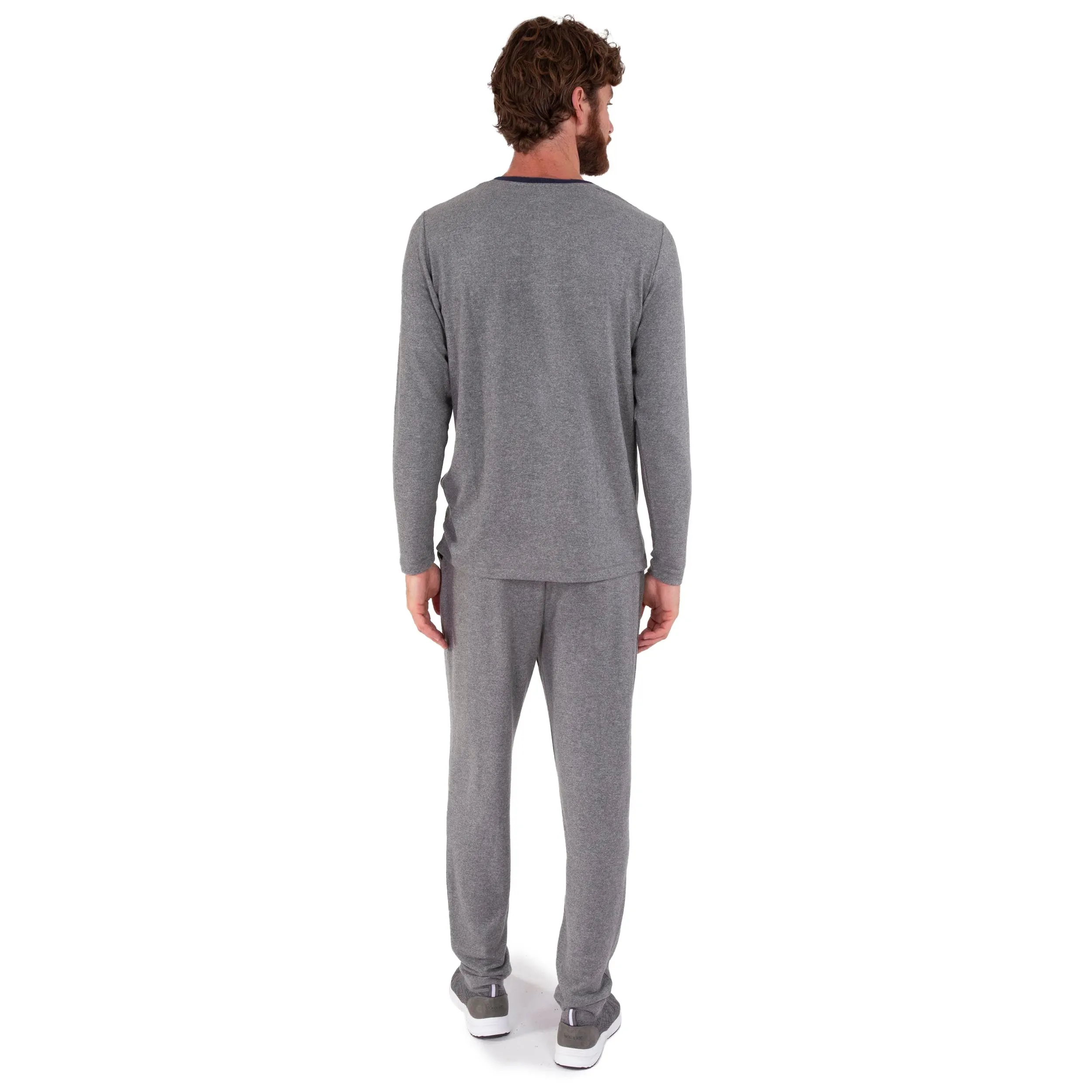 Pantalon élastique Homme Gris