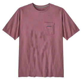 Patagonia Boardshort Logo Pocket Responsibili Tee Evening Mauve