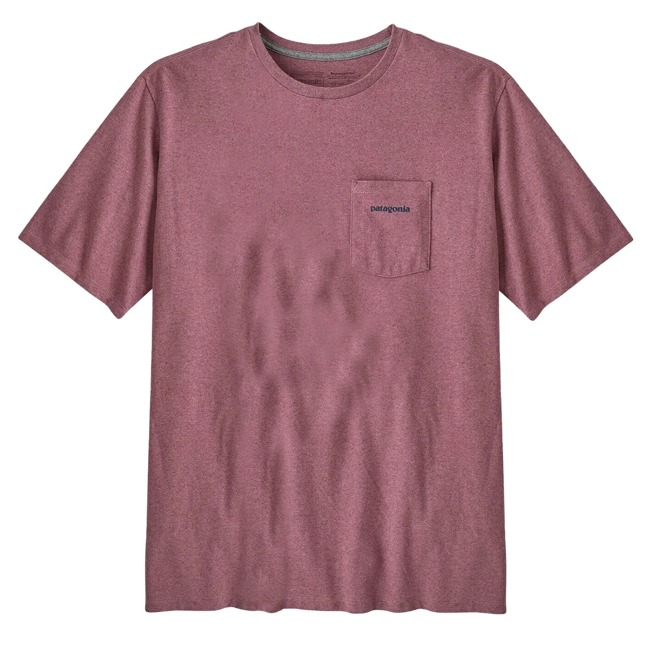 Patagonia Boardshort Logo Pocket Responsibili Tee Evening Mauve