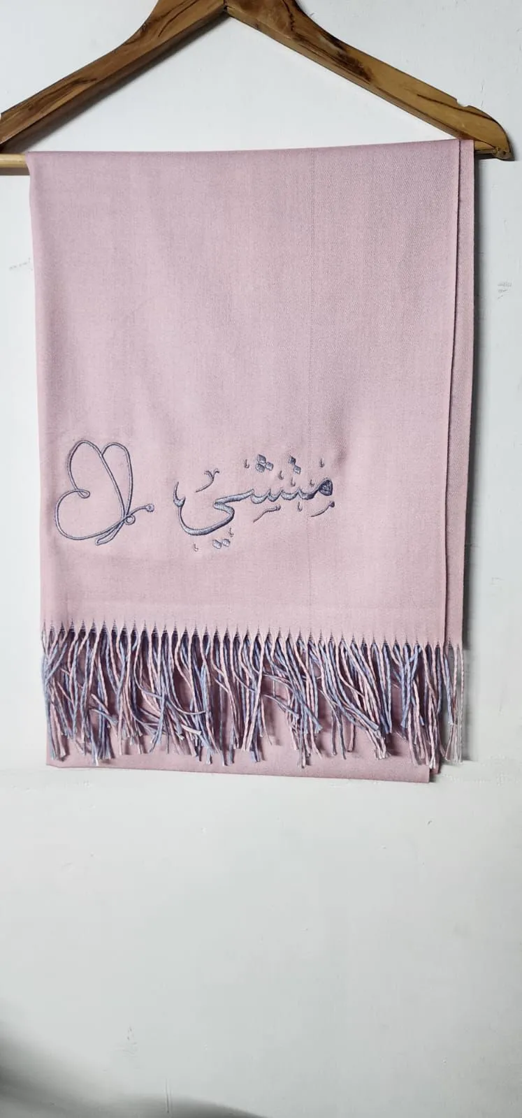 Pink Customized Shawl