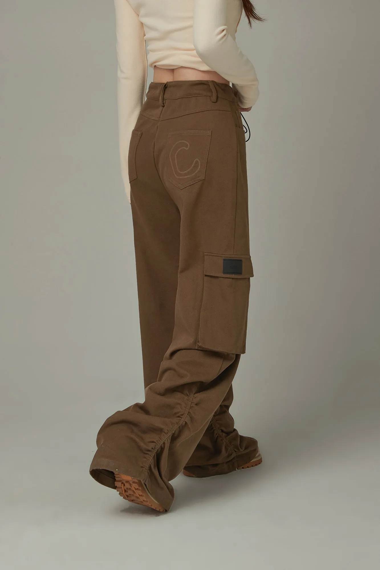 Pocket Straight Pants