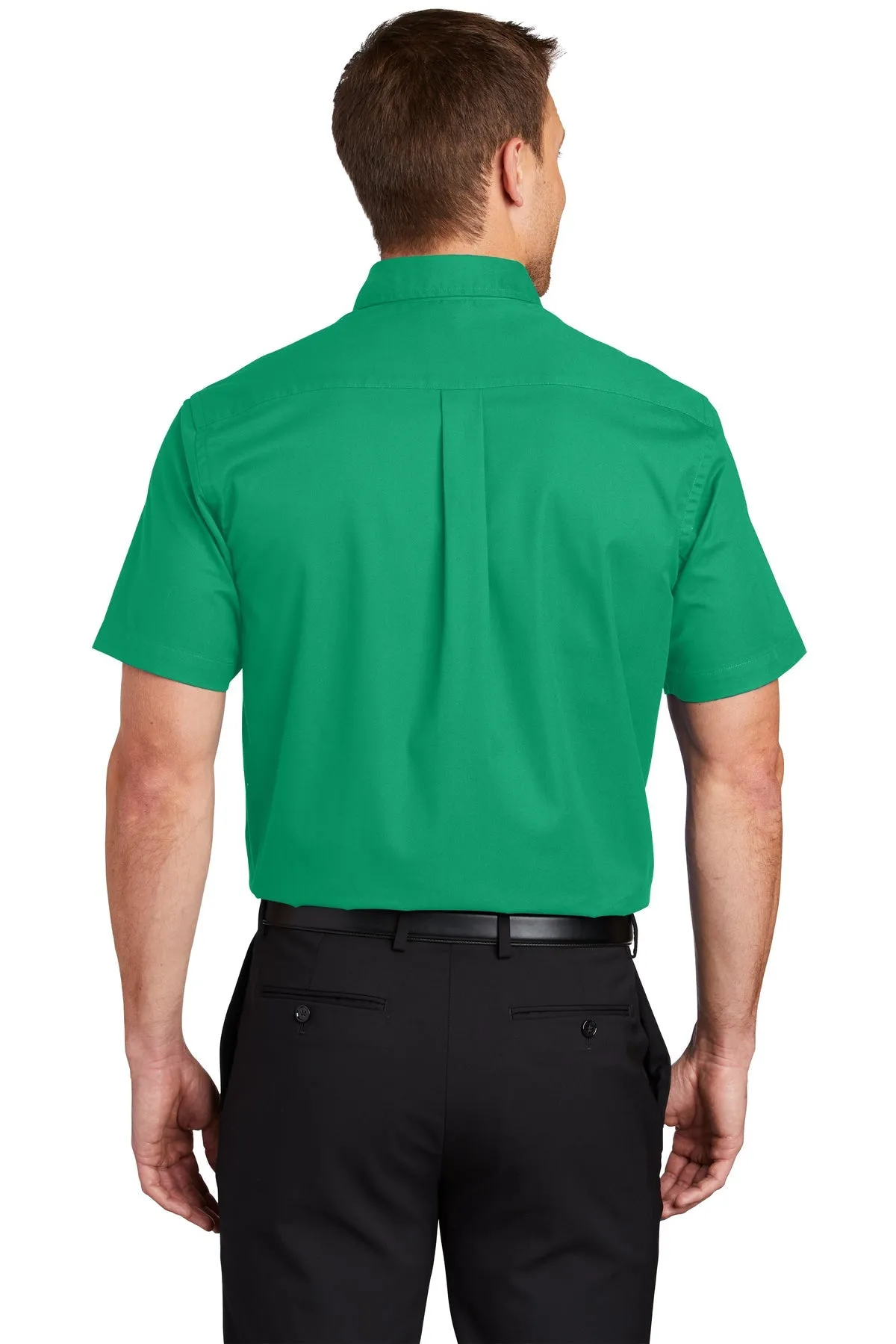 Port Authority Short Sleeve Easy Care Custom Shirts, Court Green