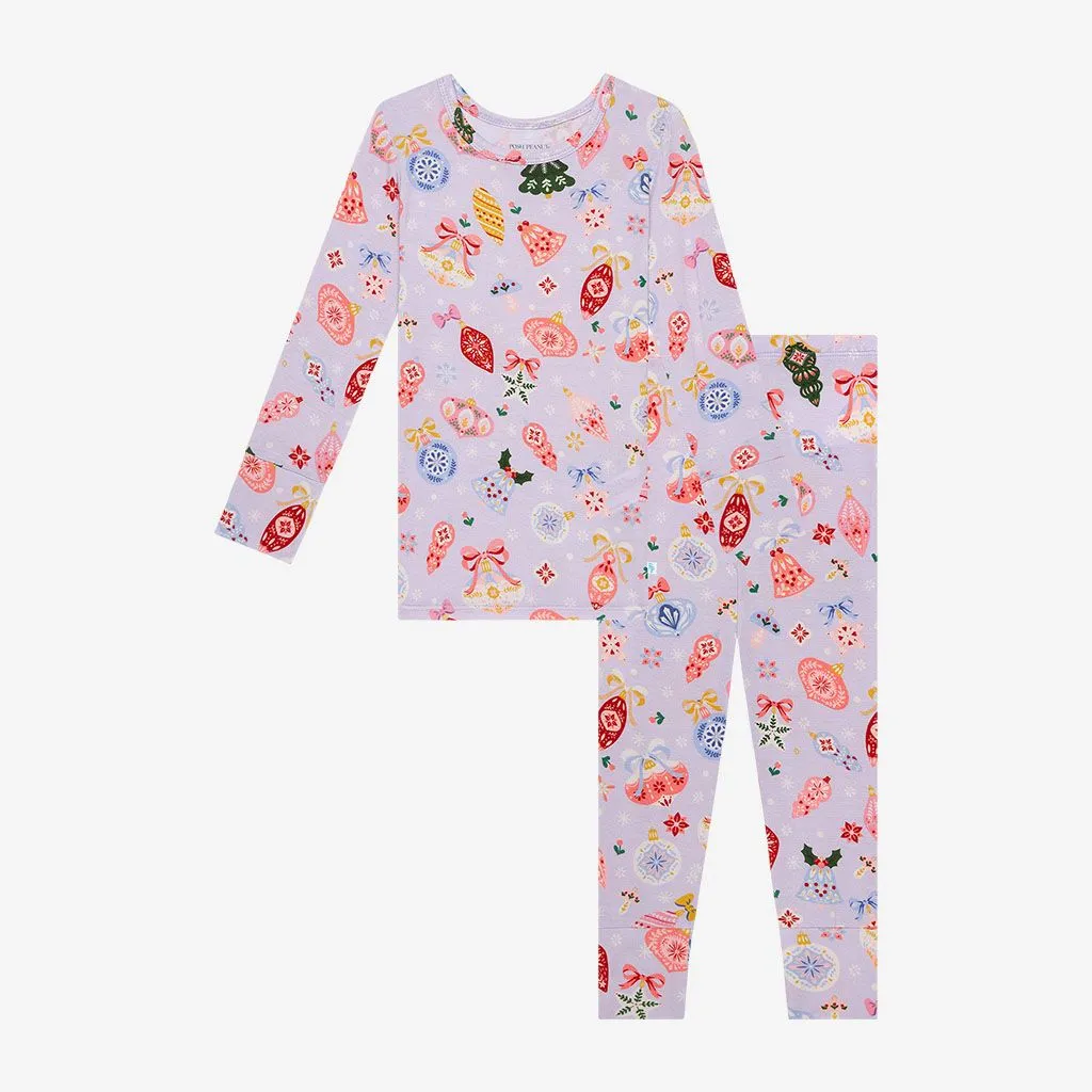 Posh Peanut Holly Sleeve Pajama Set