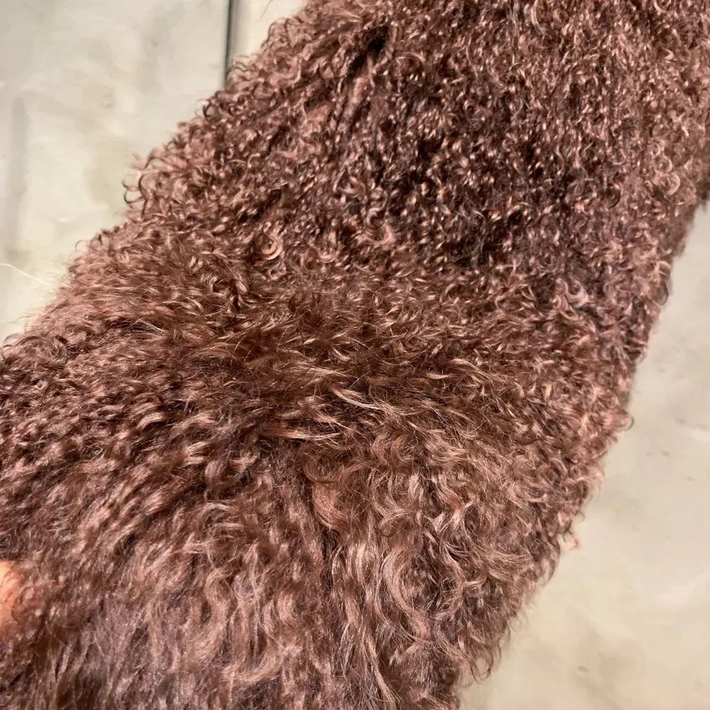 Premium Real Mongolian Fur Coat