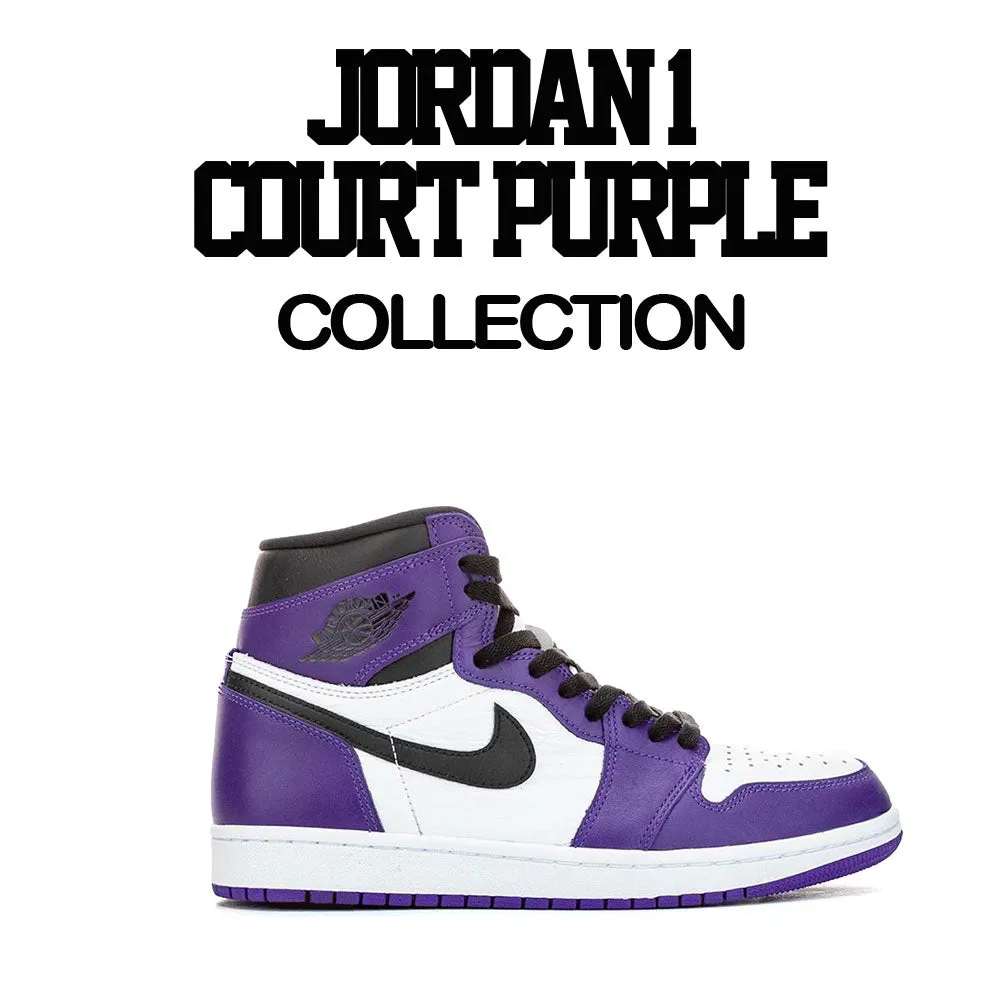 Retro 1 Court Purple Bite Me Shirt