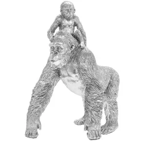 Silver Art Gorilla & Baby