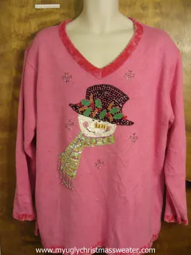 Snowman Ugly Christmas Sweater